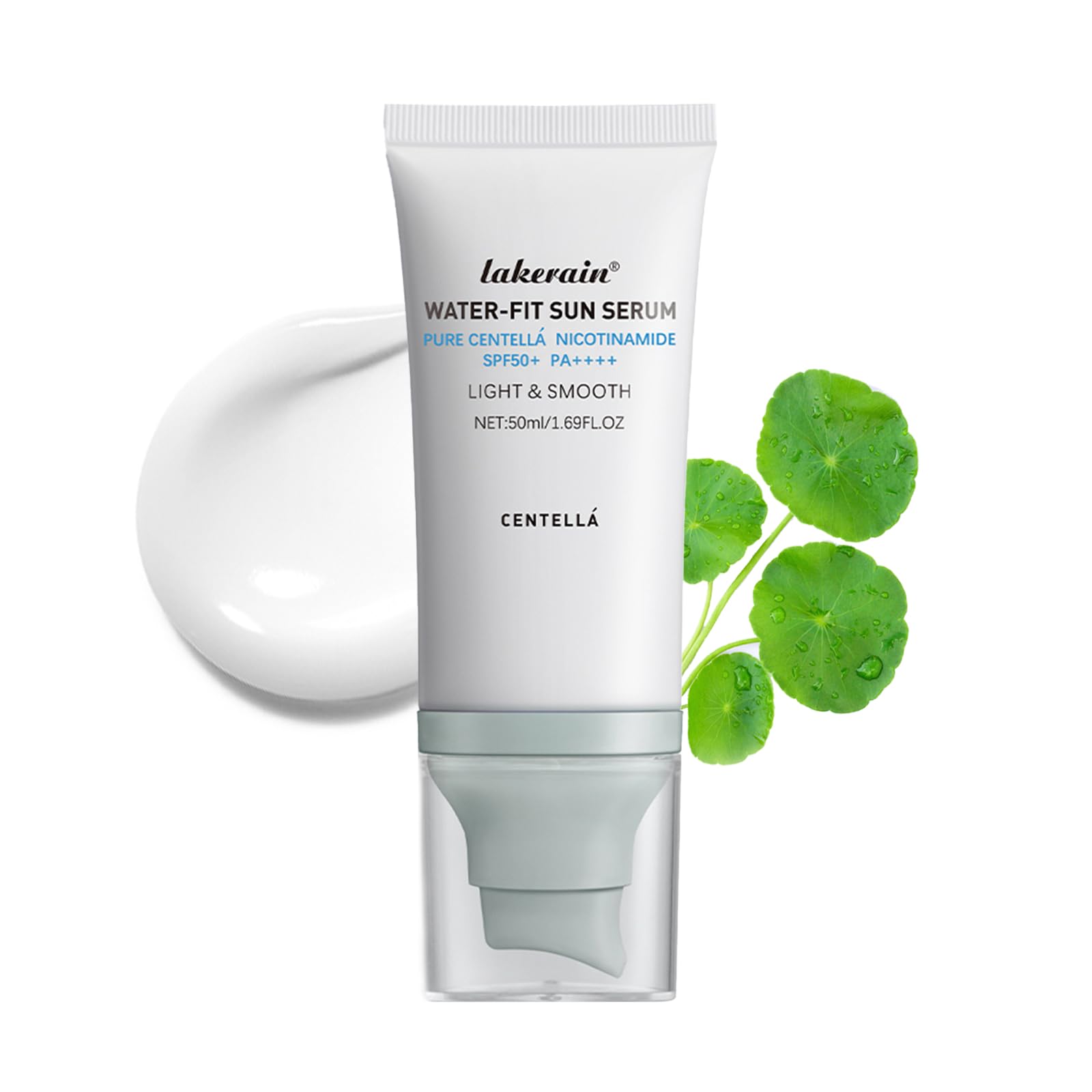 Centella Sunscreen SPF 50, Moisturizing Water-Fit Sun Serum, - Product Imagery