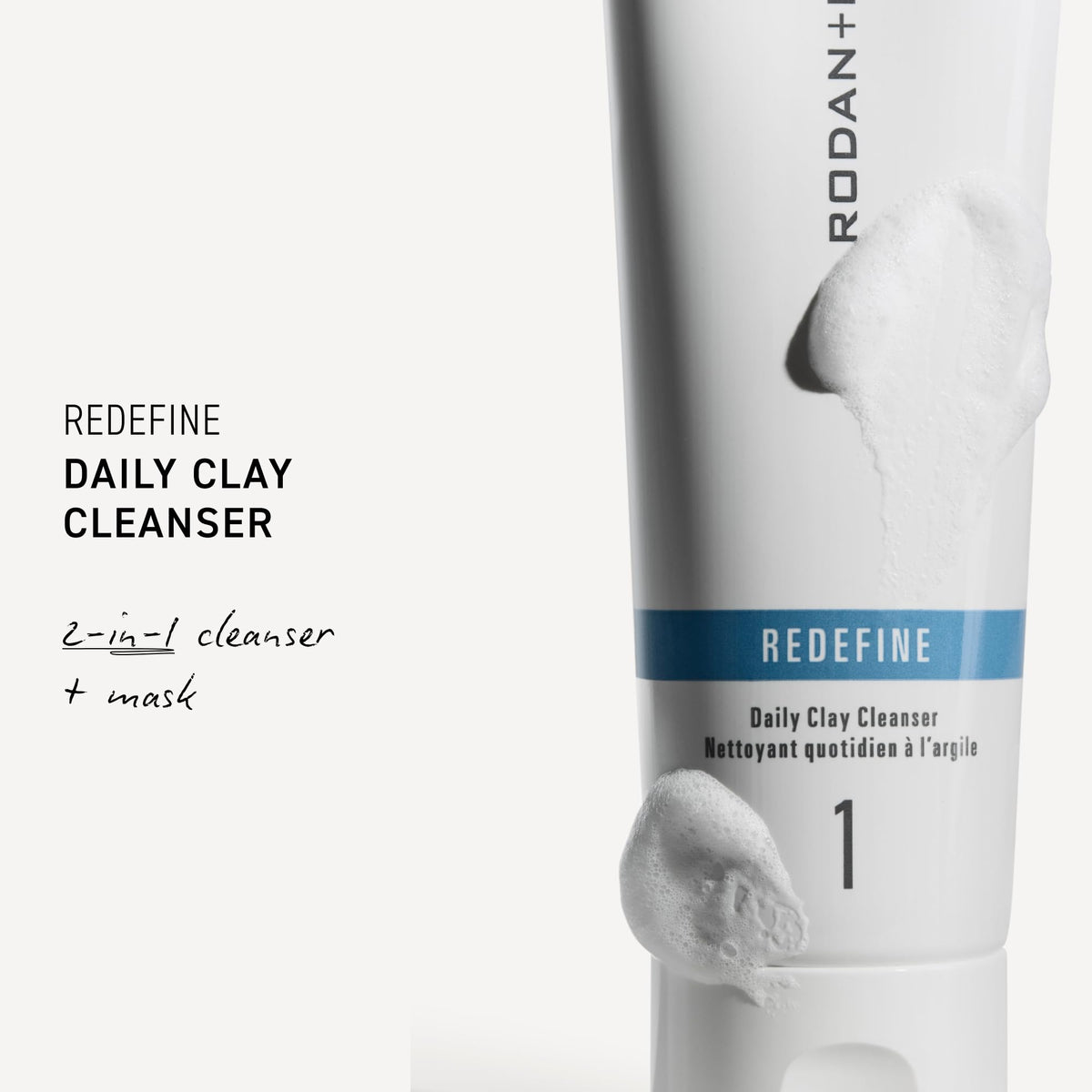 Rodan Fields Redefine Daily Face Clay Cleanser - Elefair Store Official Product Imagery - 3