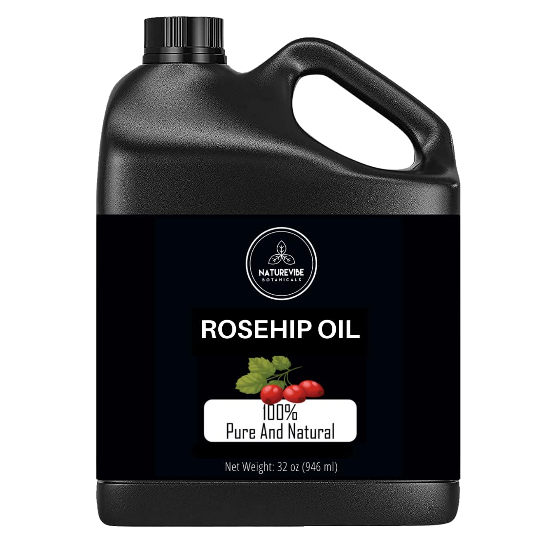 Naturevibe Botanicals Rosehip Oil 32 Ounces - 100% Pure and Natural Great for Skin C - Naturevibe Botanicals Official Product View 2