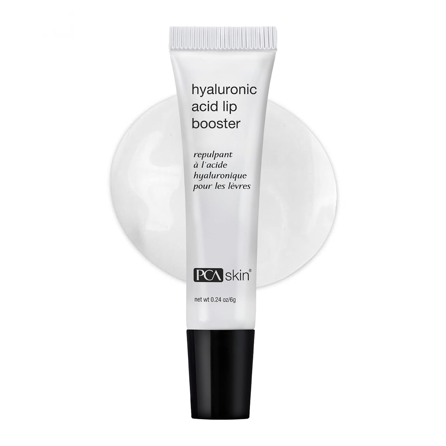 Elefair PCA SKIN Lip Plumper Serum in a 0.24 oz tube, featuring hyaluronic acid for boosting and plumping lips.