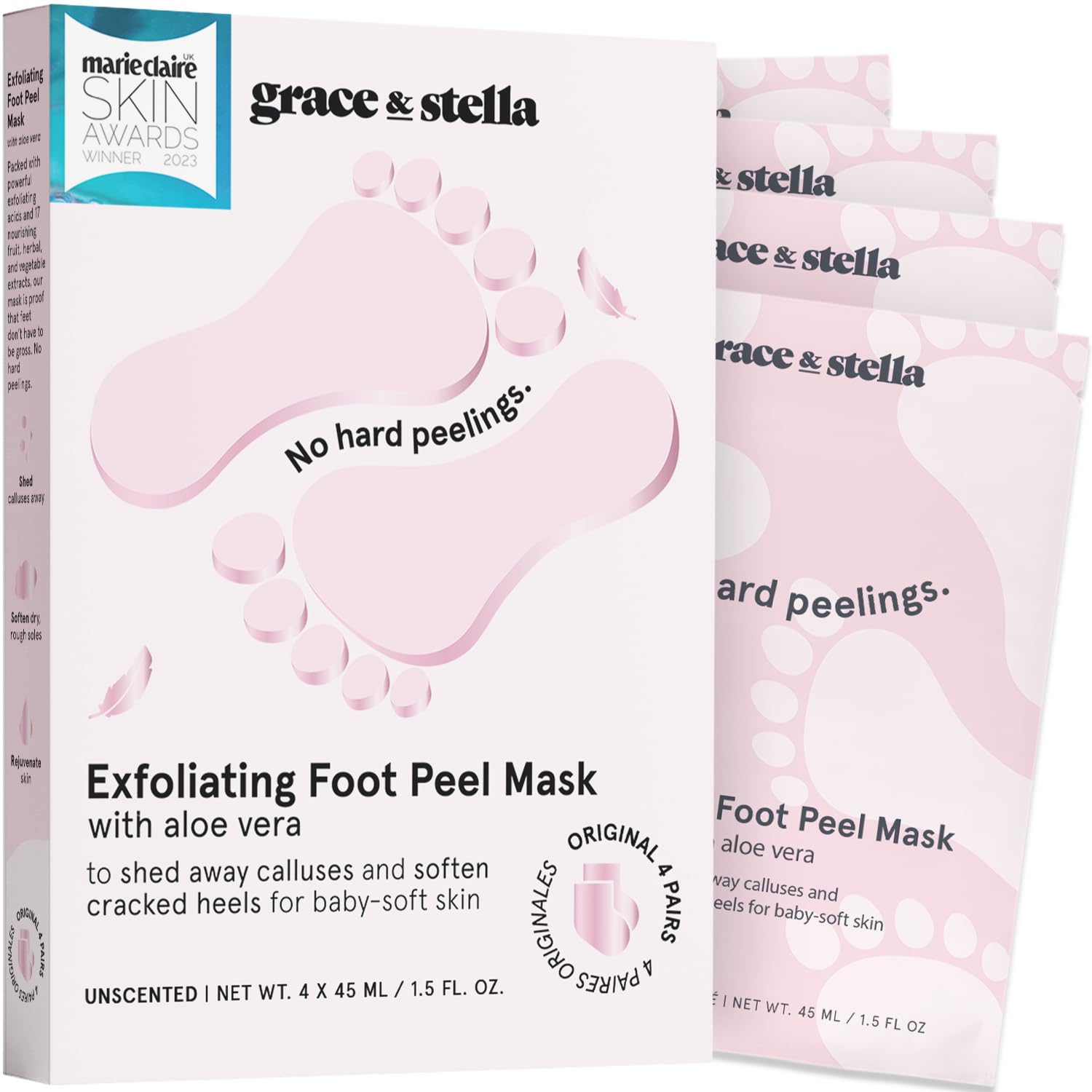 grace & stella Award-Winning Foot Peel Mask - View 2