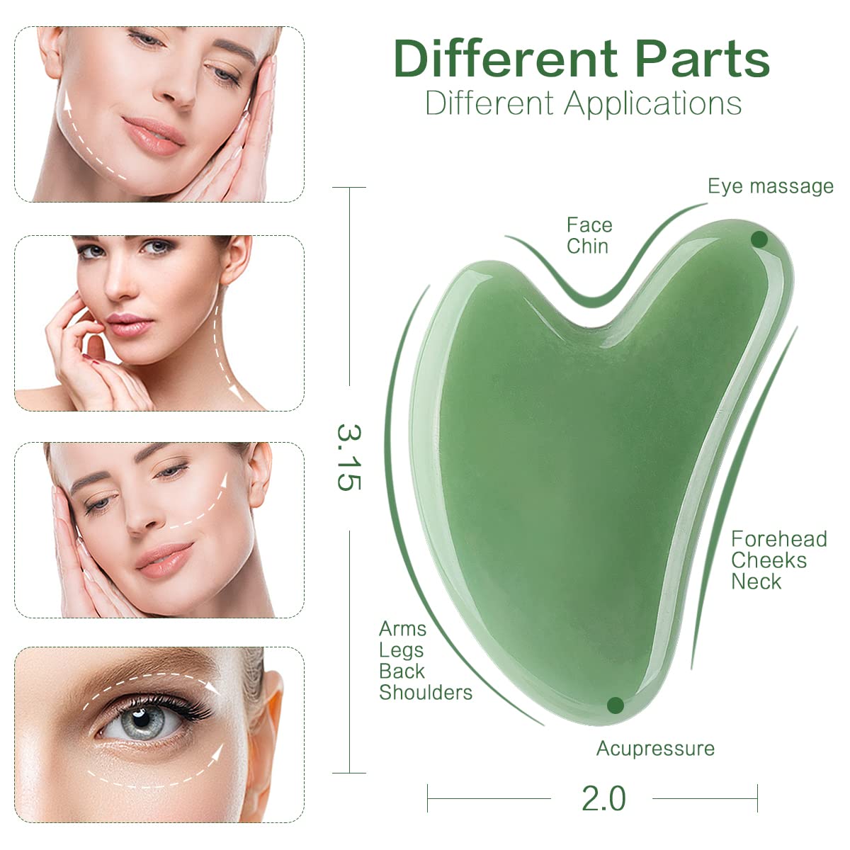 FUANKANG Ice Roller for Face and Gua Sha Facial Tools,Reduce Wrinkles Puffiness Migraine Pain Relief,Skin Care Products