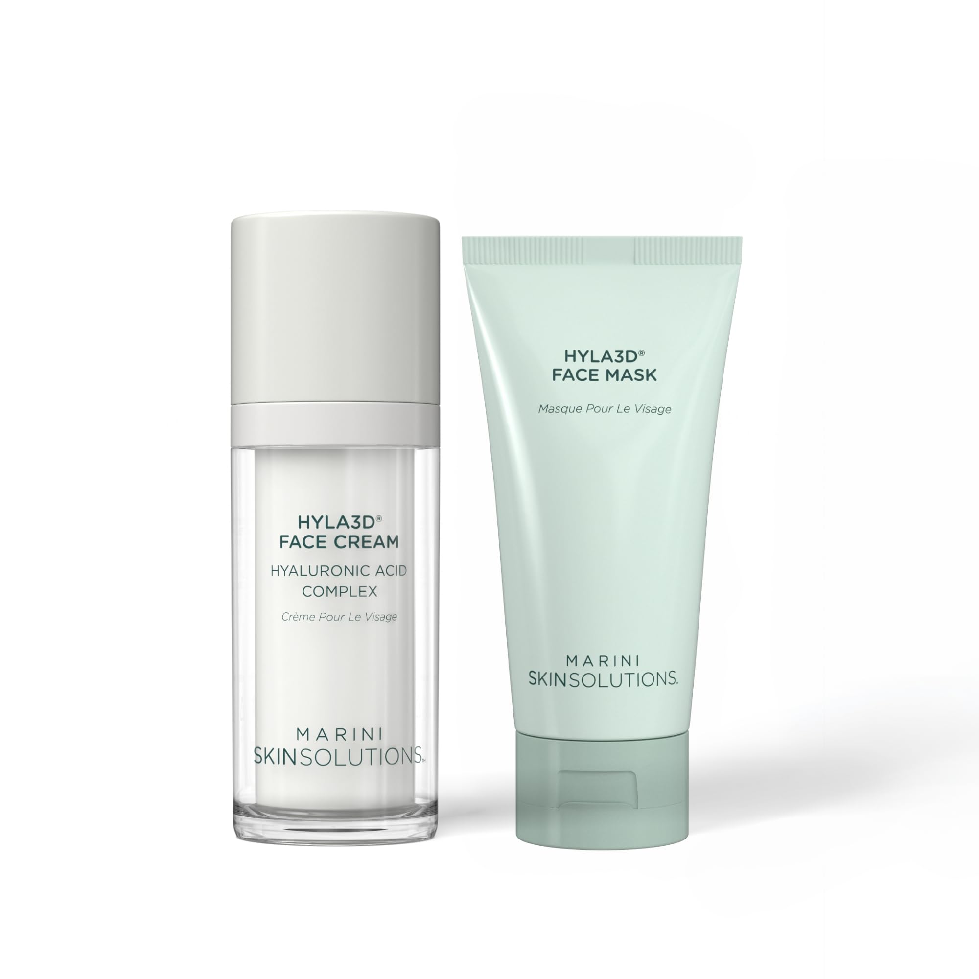 Marini SkinSolutions Hyla3D Face Cream (1 oz) + Face Mask (1 oz) - Product Imagery