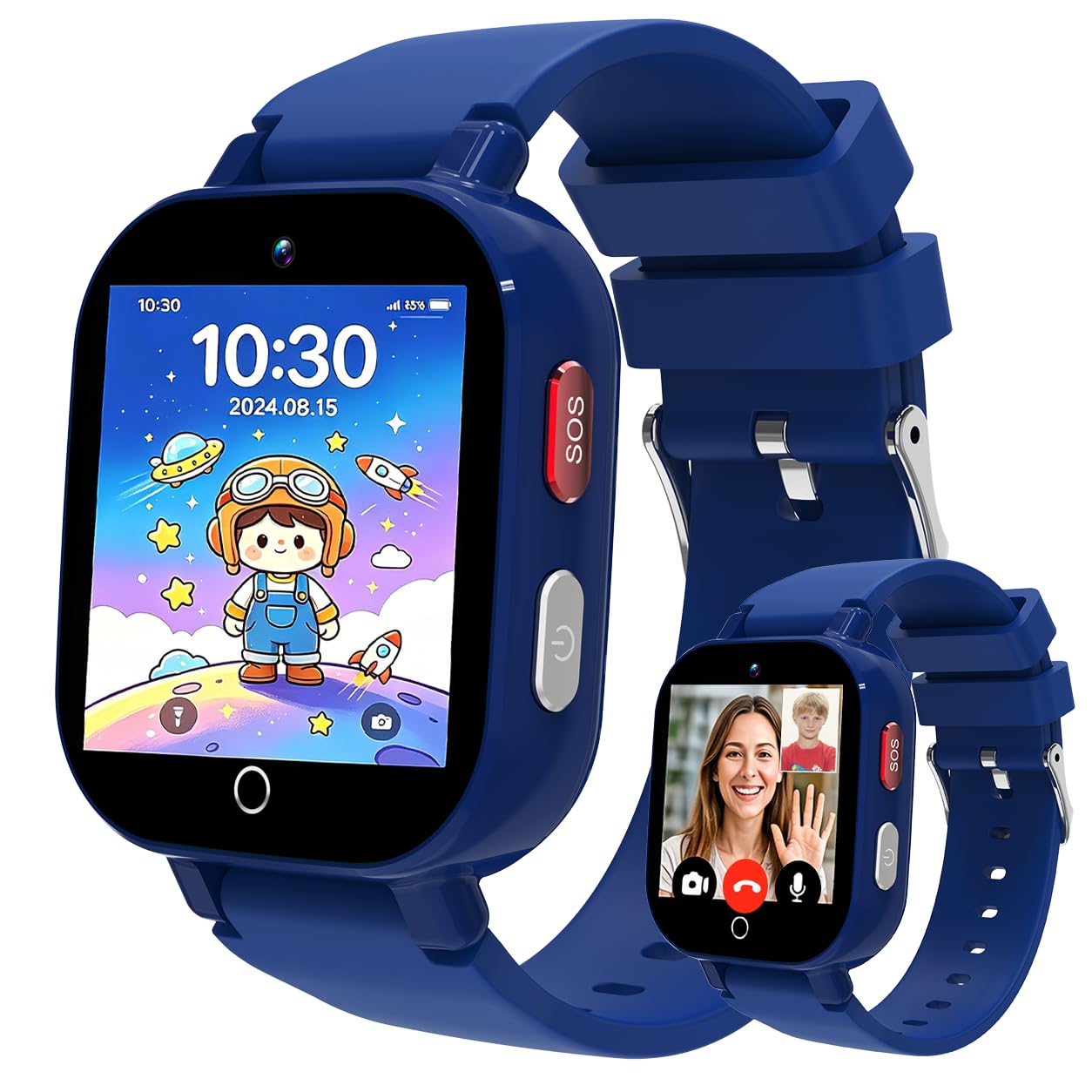 DXPICR 4G Kids Smart Watch with GPS Tracker, Video & Voice Call, SOS, - View 8