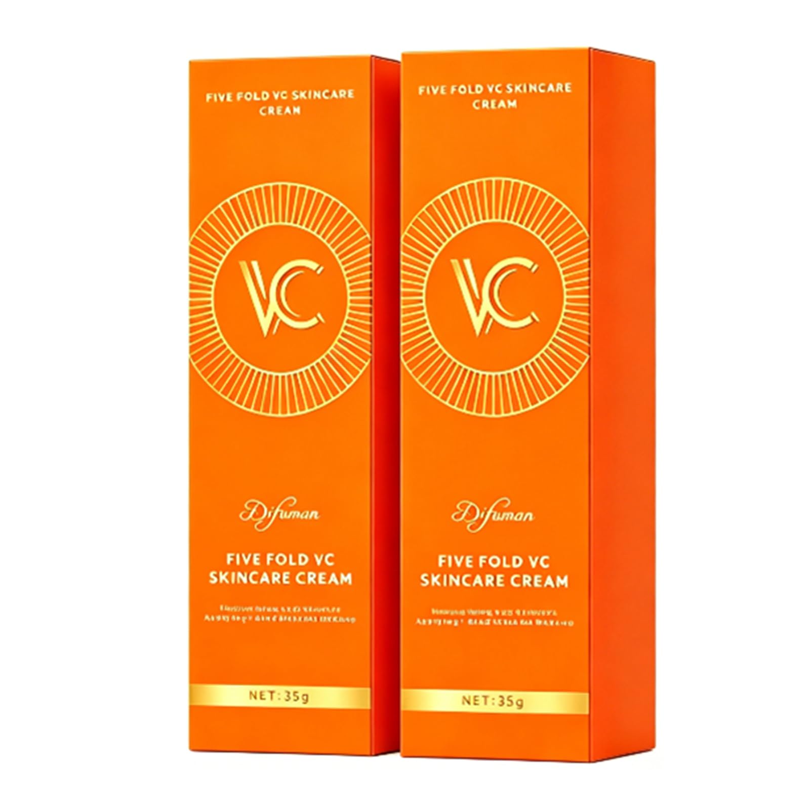 Five Vitamin C Tone-Up Cream, NEW Lightweight Long Lasting - PYDINU