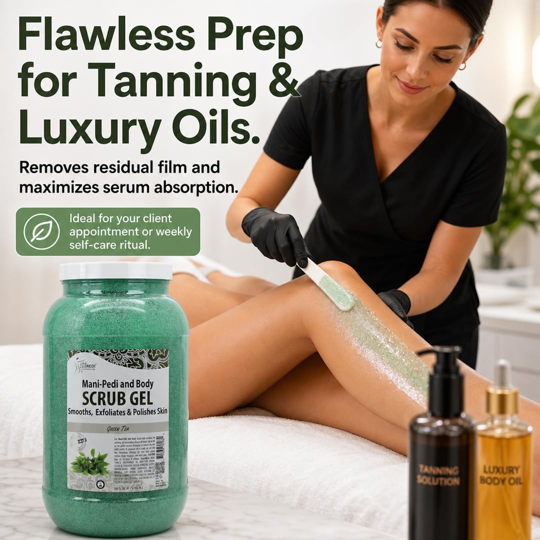 SPA REDI Exfoliating Body & Foot Scrub - Dual Action Exfoliating & Hydrating Tr - SPA REDI Official Product View 6