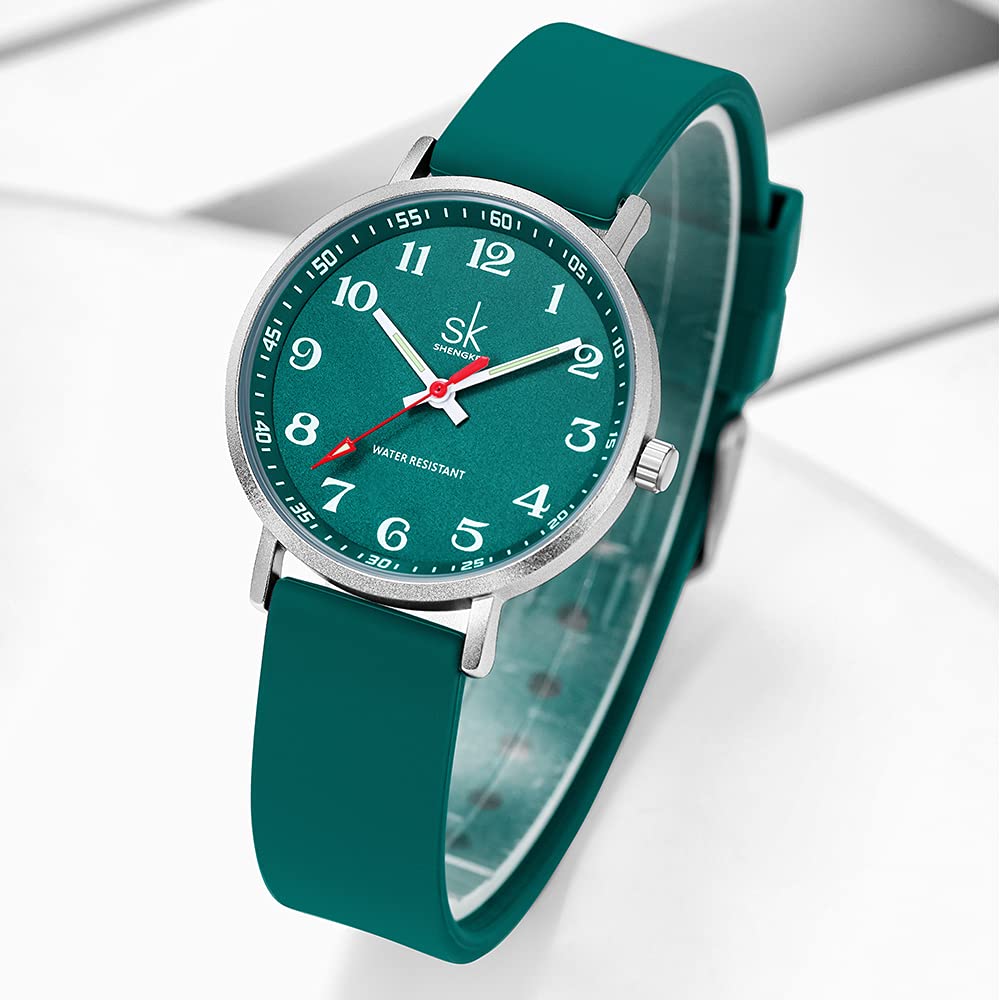 SHENGKE Casual Fashion Women Sport Watch Sweat Resistant - SHENGKE Official Imagery - 4
