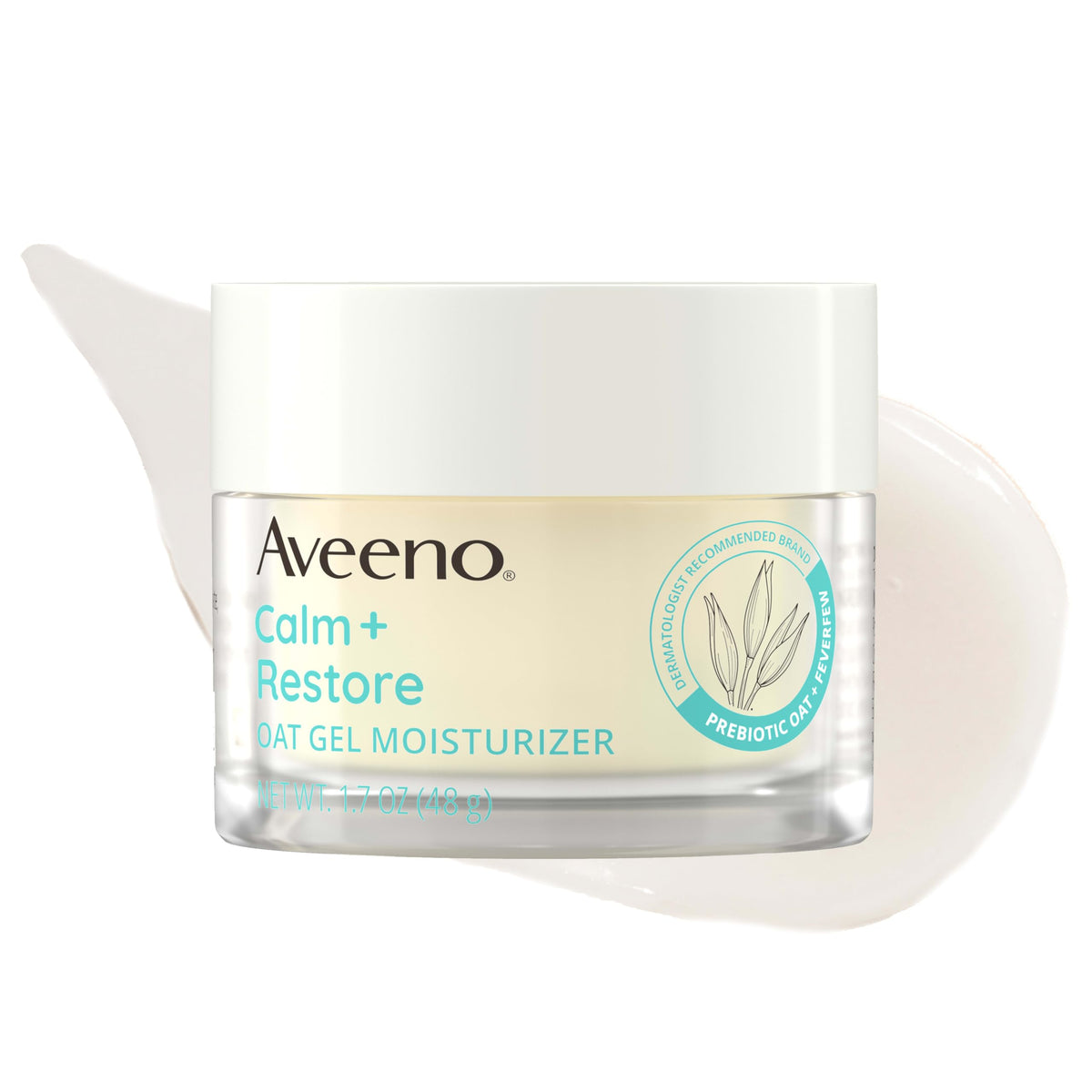 Aveeno Calm Restore Oat Gel Face Moisturizer for Sensitive - Aveeno Official Product Imagery - 2