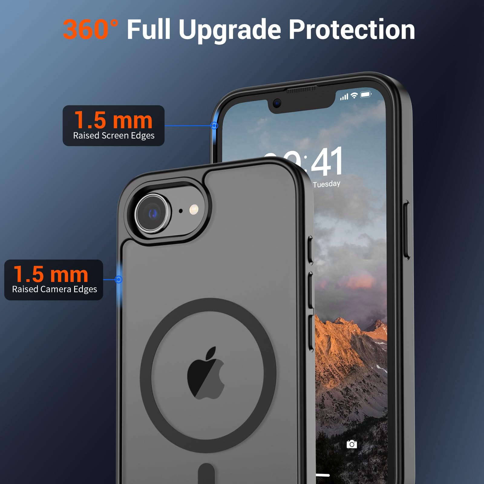 SUPFINE Magnetic for iPhone 17e Case - iPhone 16e Case Black - SUPFINE Official Product View 4