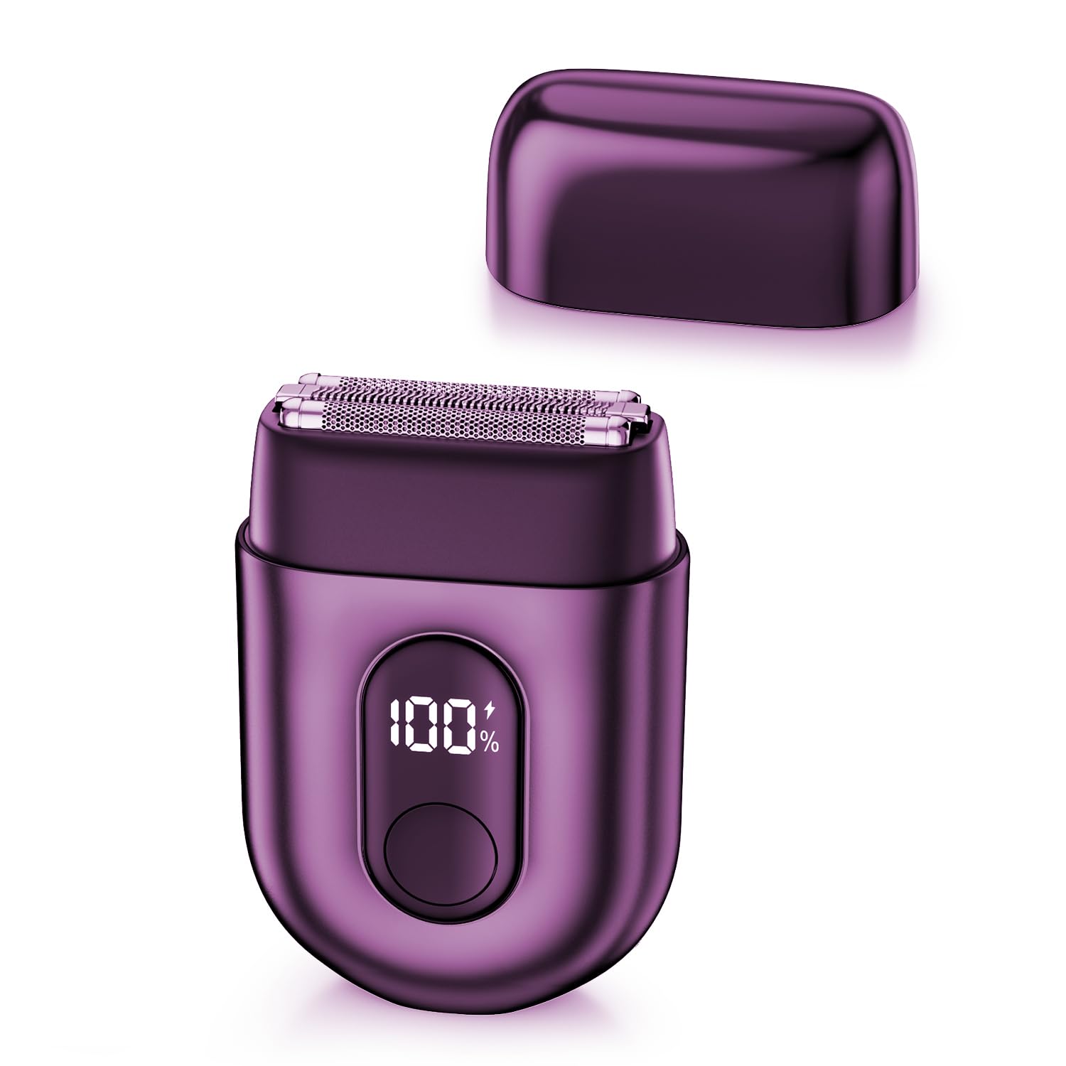 Cordless Rechargeable Mini Women Razor LED Screen IPX7 Full Waterproof Wet Dry Body Leg Hair Remover