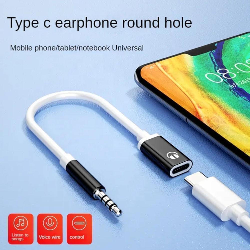 Zenarao Headphone Jack Adapter, 3.5mm Male to TypeC Female Audio by Zenarao - Angle View 3