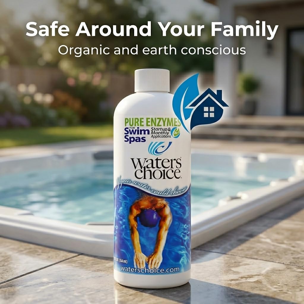 Waters Choice Swim Spa Water Clarifier Natural Enzymes 12 oz - Waters Choice, Inc Official Imagery - 6