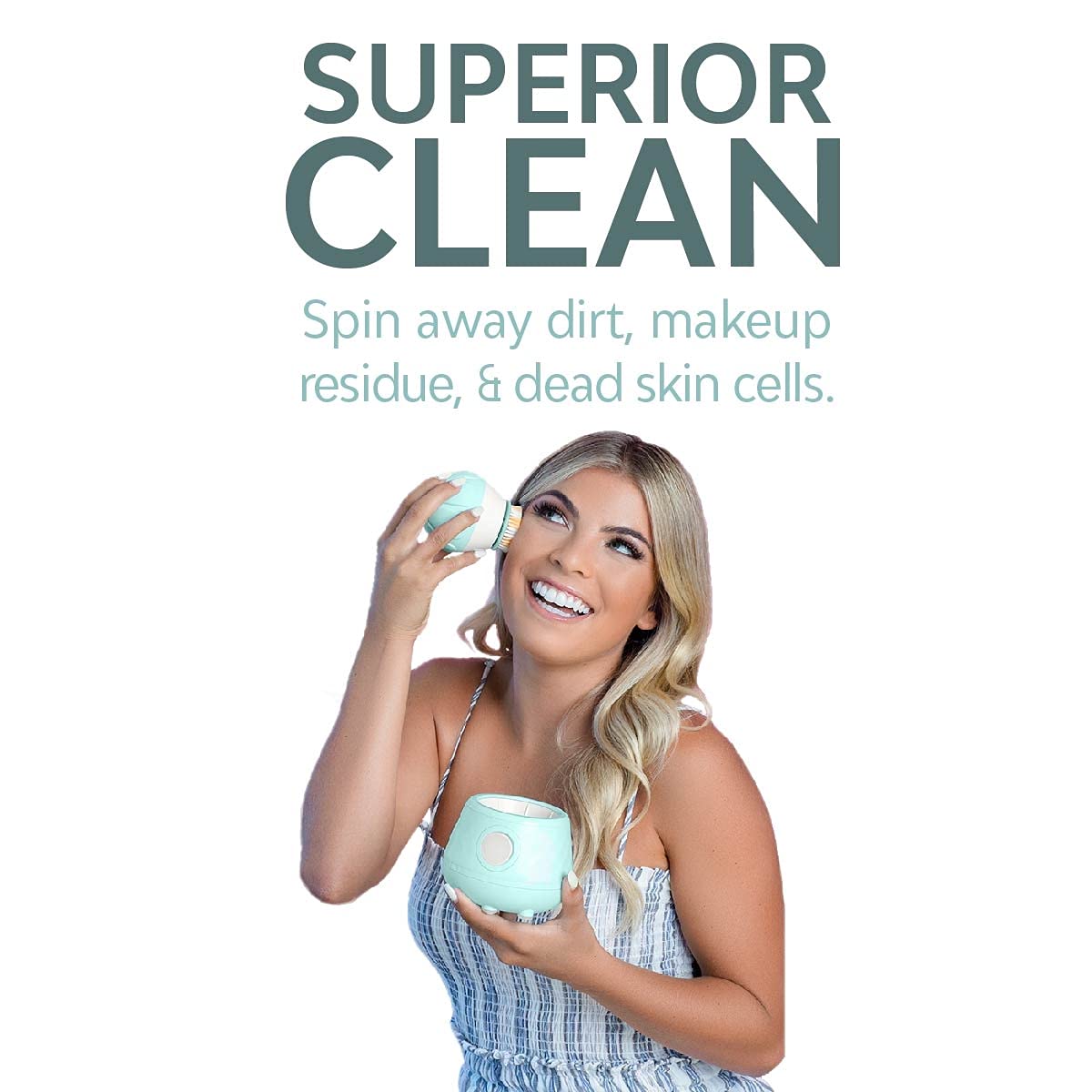 Tao Clean Ona Diamond Orbital Facial Brush and Cleansing - Tao Clean Official Imagery - 6