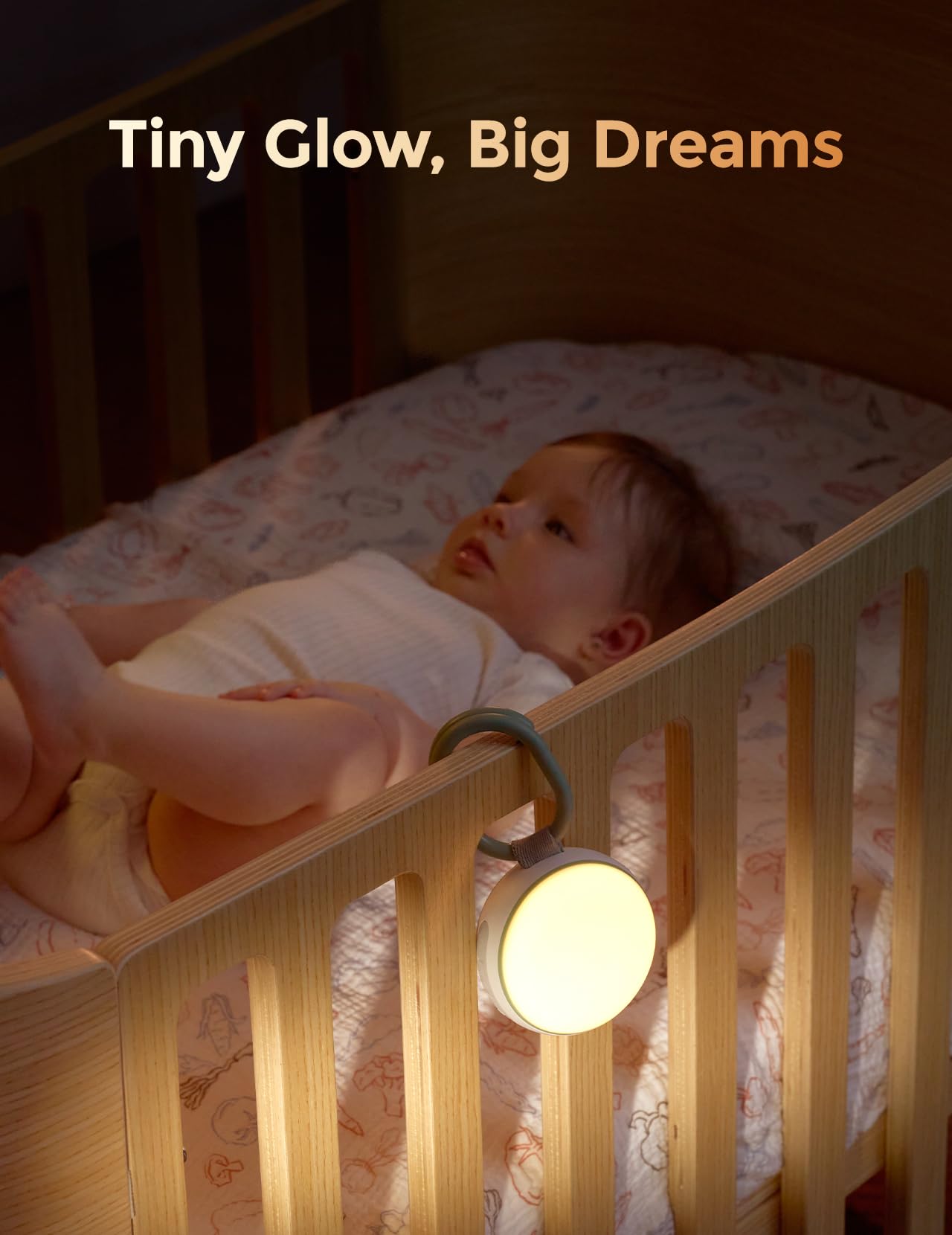 Momcozy Portable Sound Machine with Night Light, White Noise Soun by Momcozy - Angle View 6