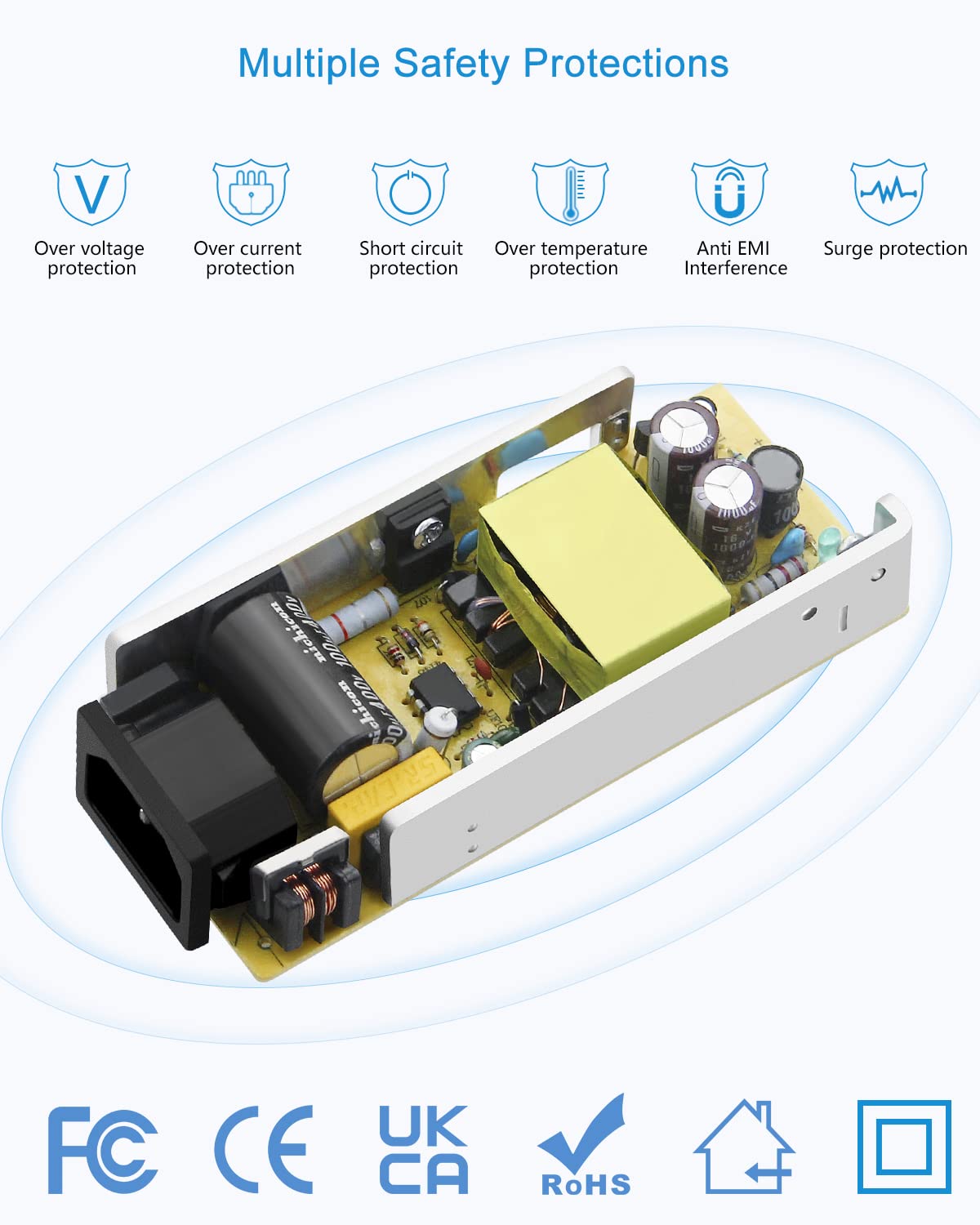 ALITOVE 24V 3A 72W AC to DC Adapter Power Supply Converter AC 100 - ALITOVE Official Product View 4