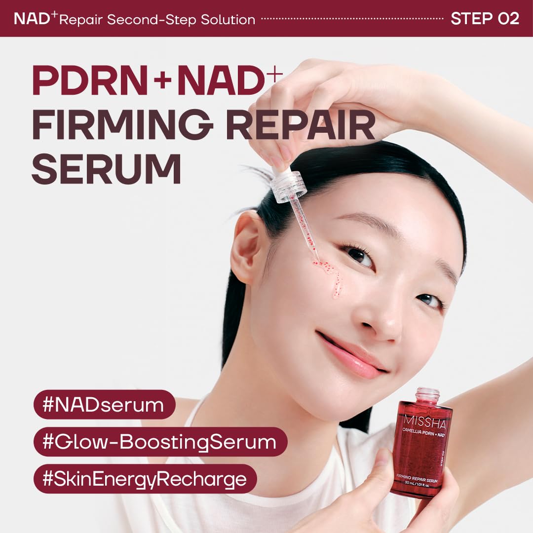 MISSHA PDRN NAD Firming Repair Serum Korean Face Serum 1 01 - MISSHA Official Product Imagery - 3