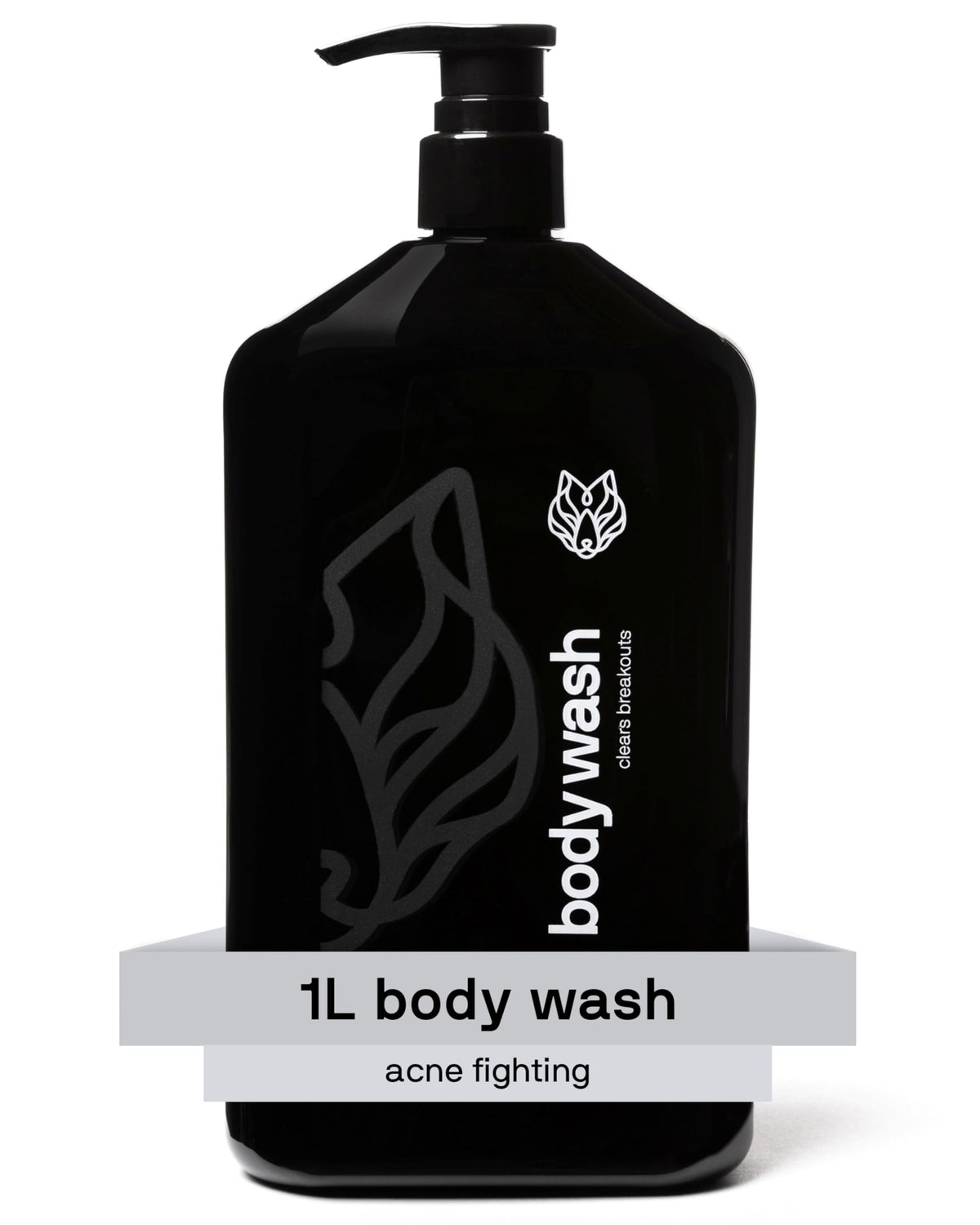 Black Wolf Salicylic Acid Body Wash for Men - Black Wolf Official Imagery - 2