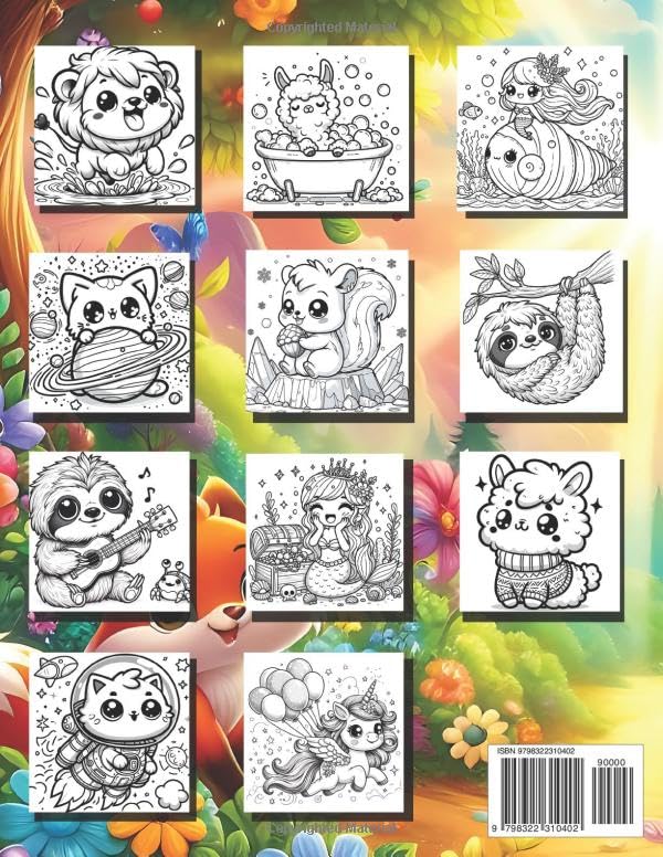 An Enchanting Coloring Collections: Awesome Coloring Book for - Product Imagery