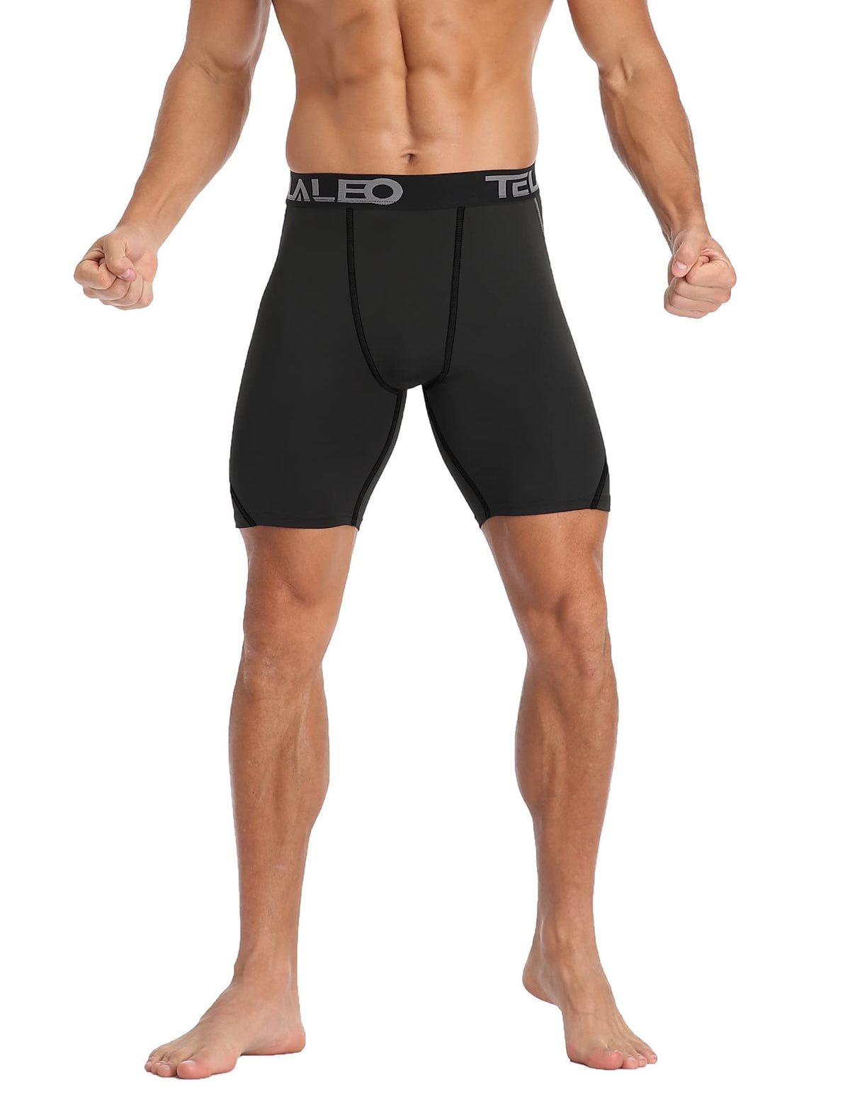 Compression Shorts Men Spandex Athletic Underwear Boxer - TELALEO Official Imagery - 3