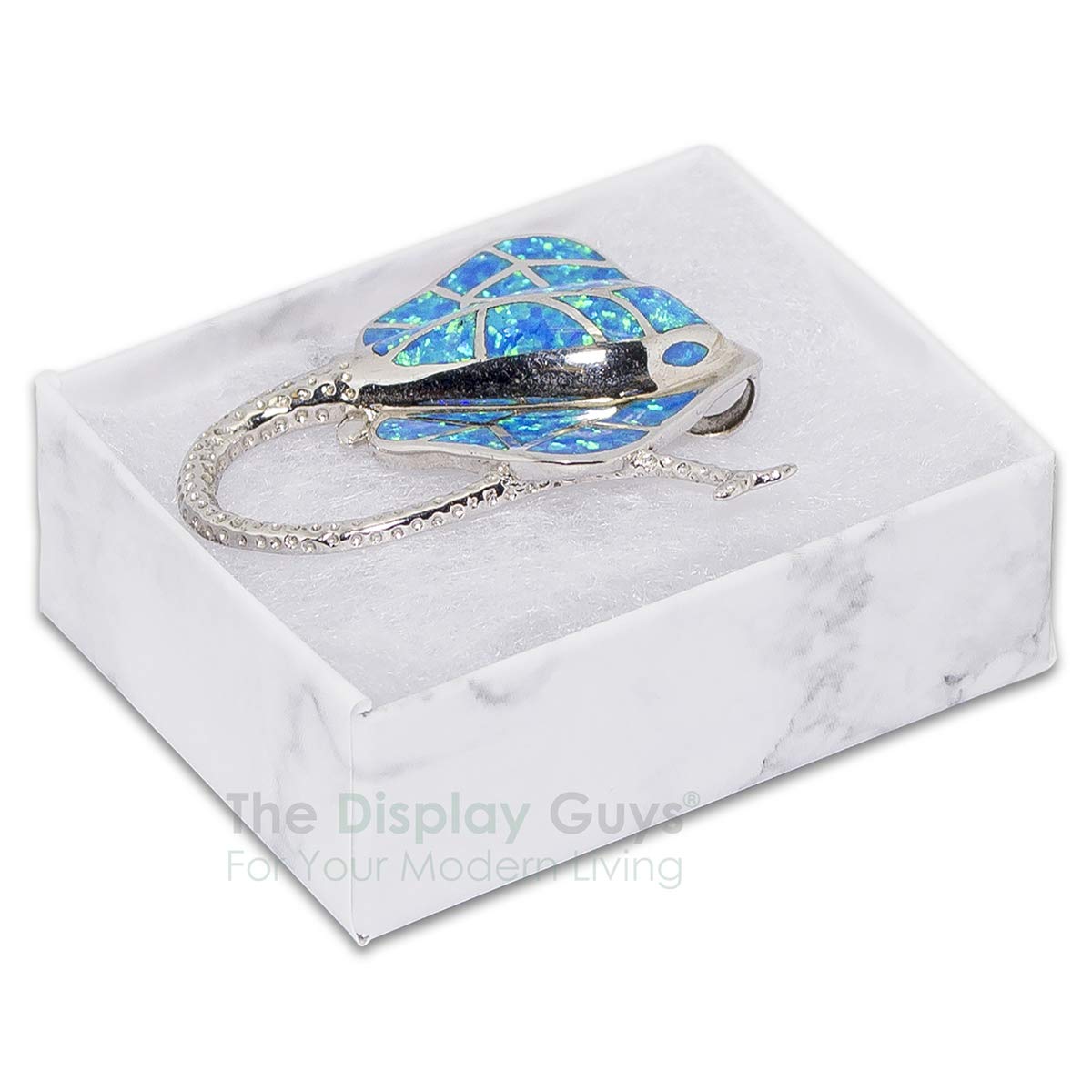 TheDisplayGuys 100 Cardboard Jewelry Gift Boxes with Inserts - TheDisplayGuys For Your Modern Living Official Imagery - 4