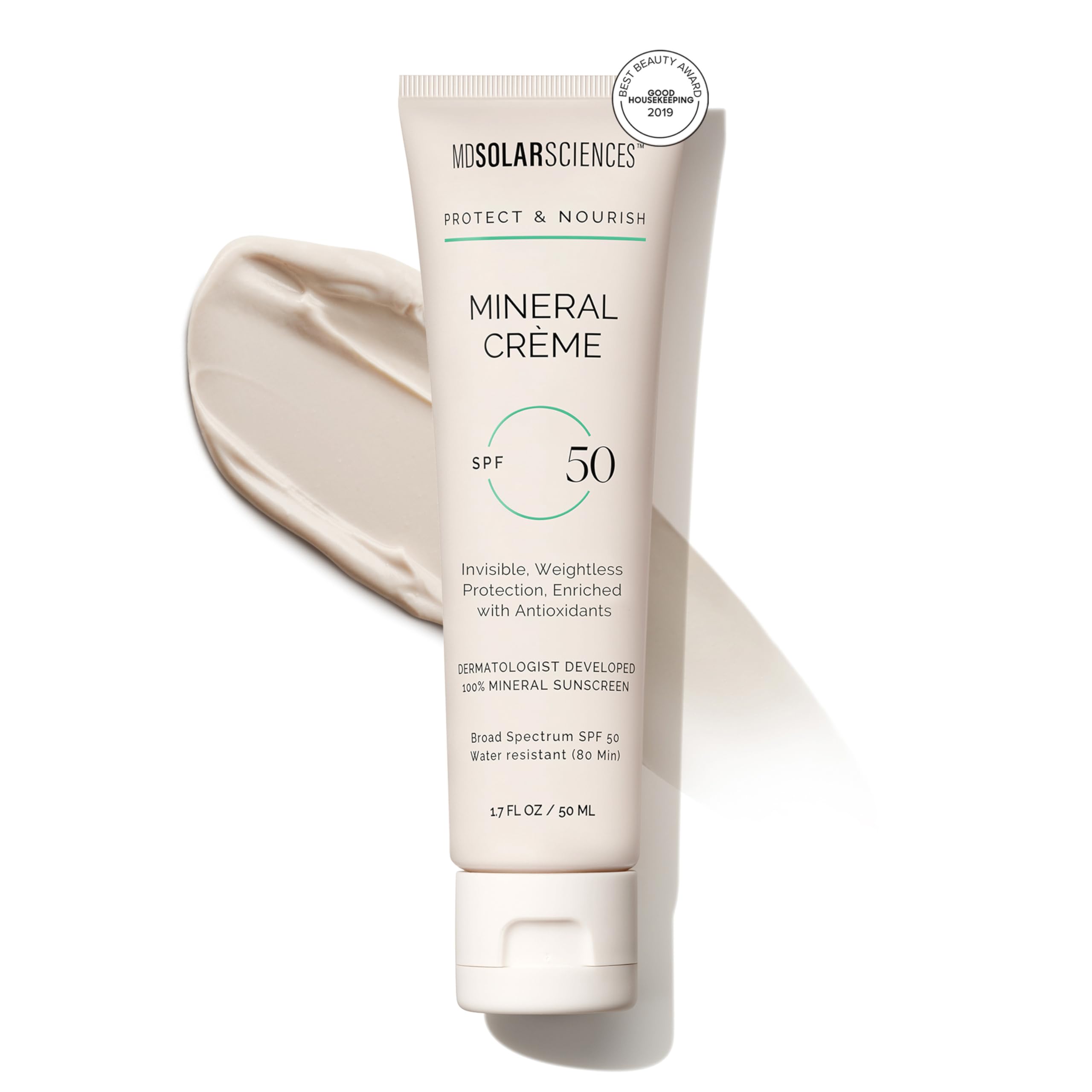 MDSolarSciences Mineral Cr me SPF 50 Sunscreen for Face - Premium Selection Official Imagery - 2
