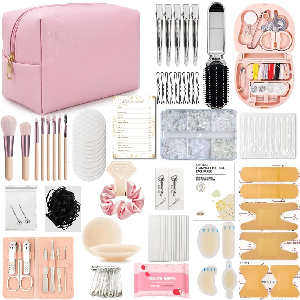 Emergency Kit for Women Mini Emergency Kit with 50 - Tindisonka Official Imagery - 1