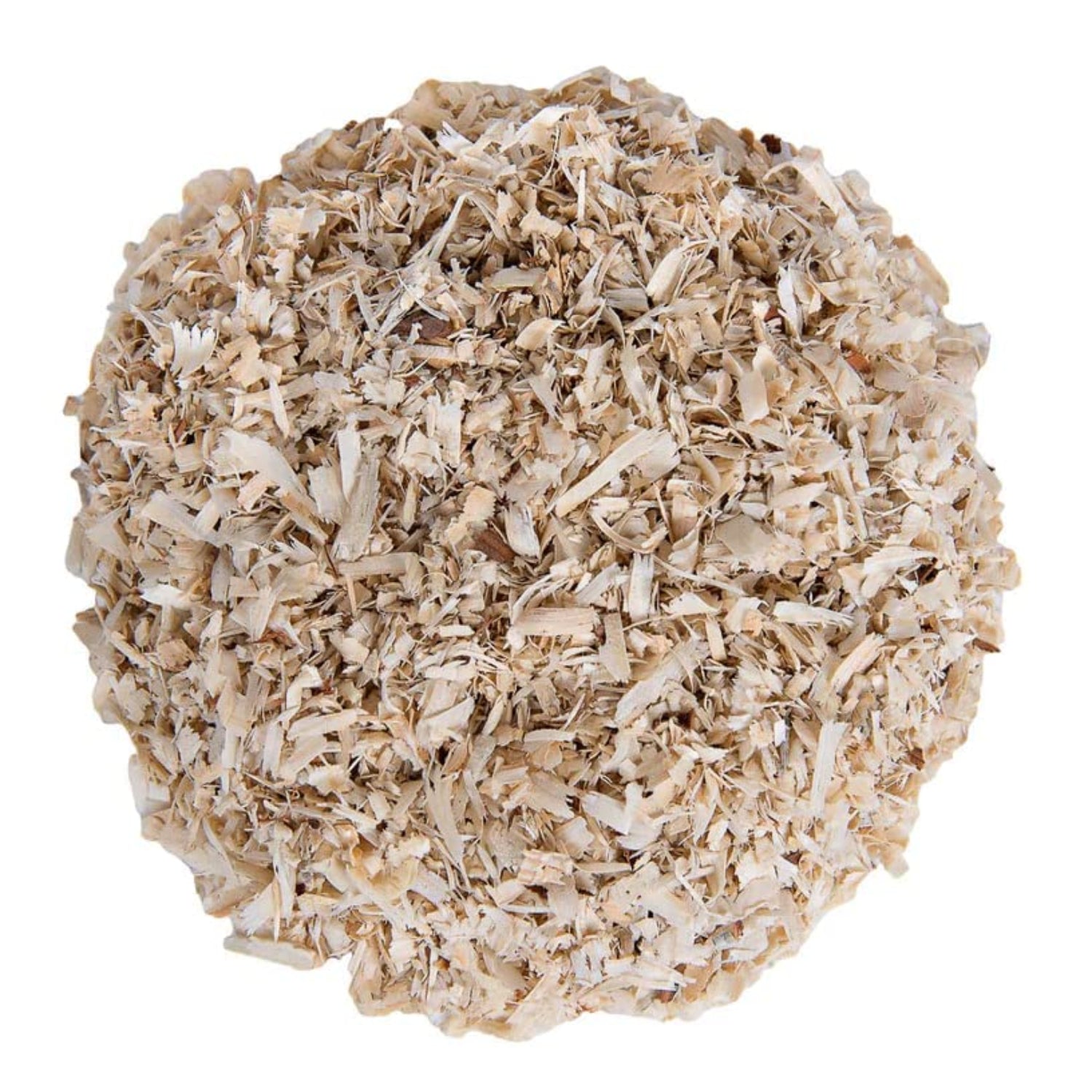Small Pet Select pine shavings chicken bedding in a coop, providing comfortable bedding for chickens and poultry.