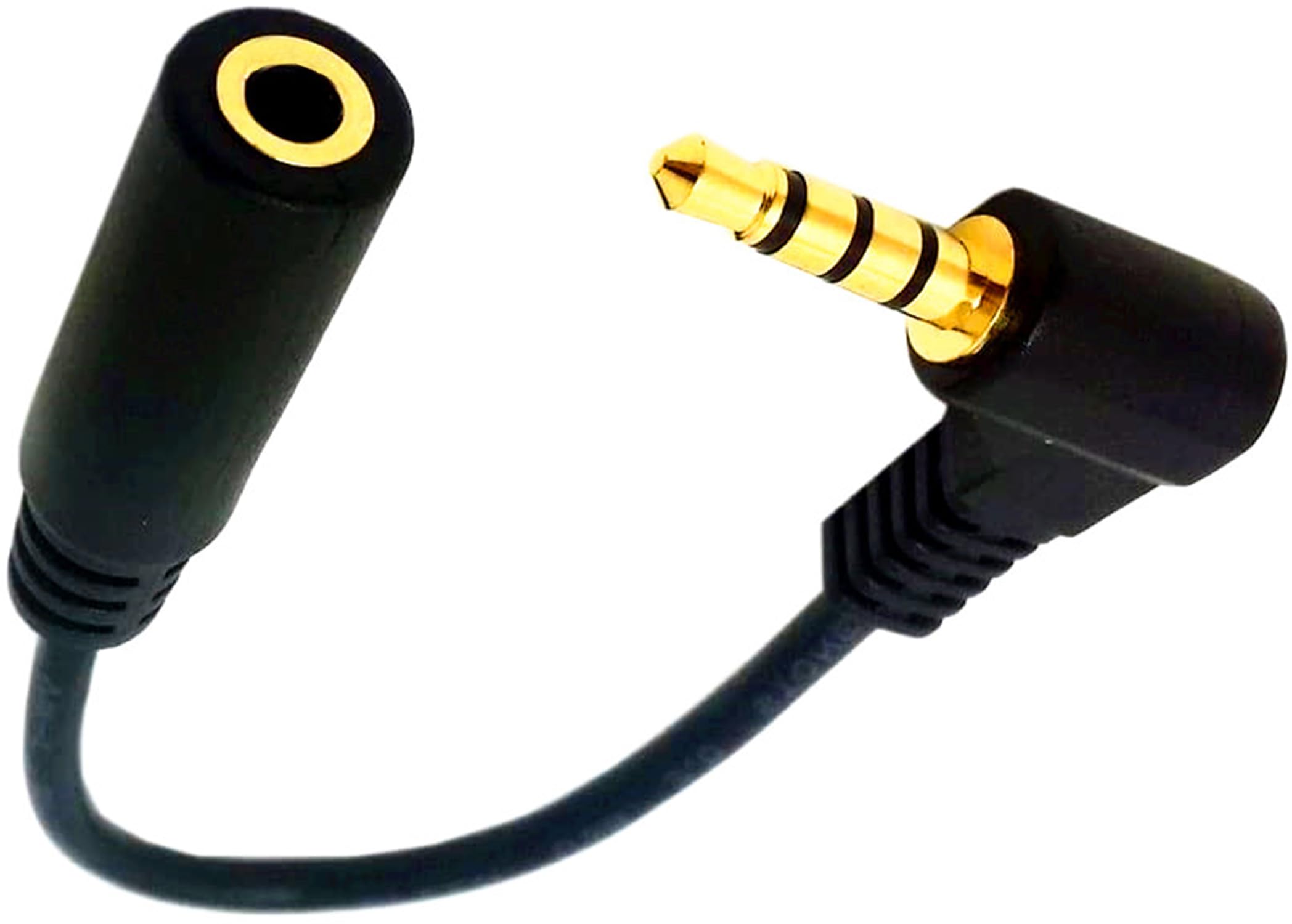 FENGHAISHUN 3.5mm 4 Pole Stereo TRRS Audio Adapter Cable Male to by FENGHAISHUN - Angle View 2