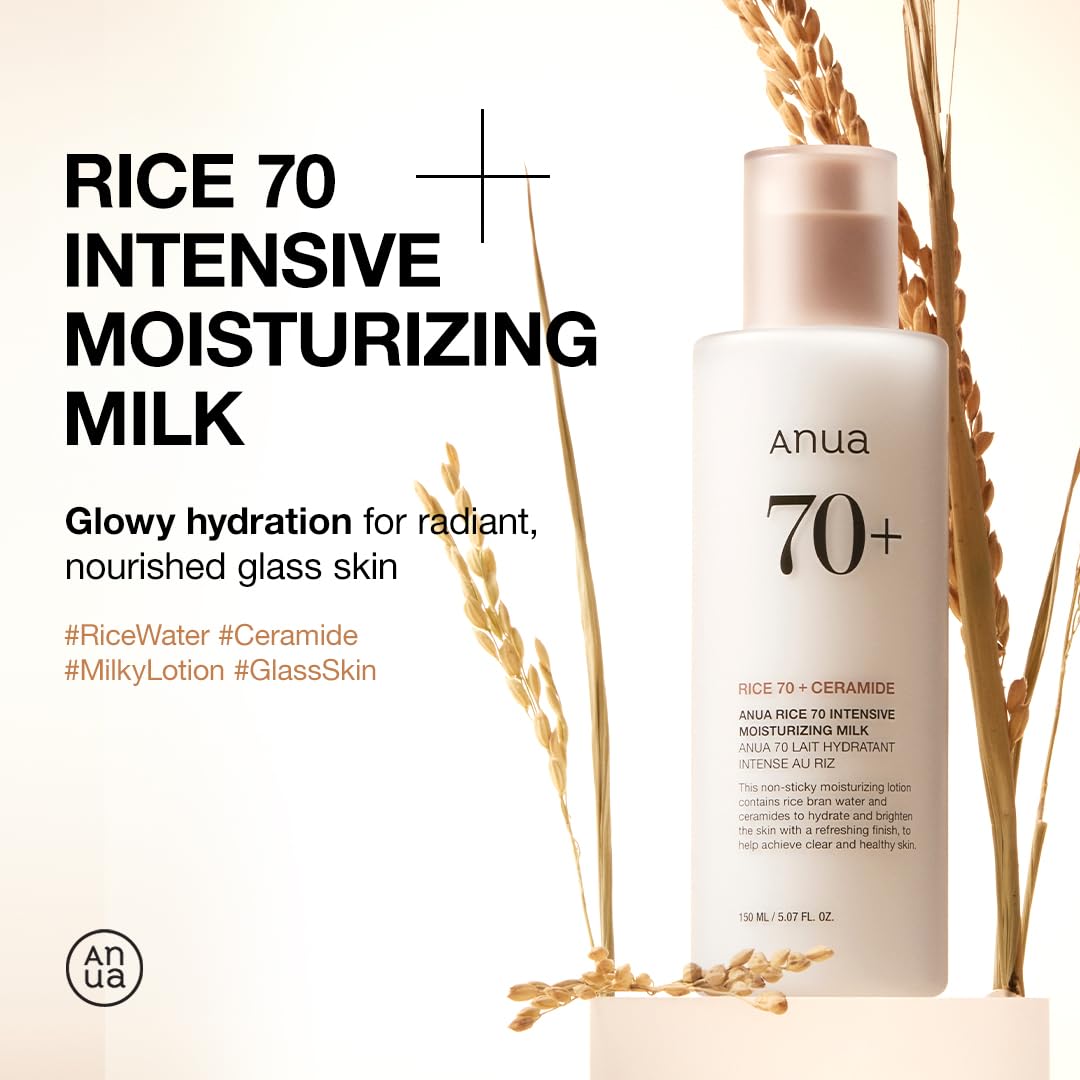 ANUA Rice 70 Intensive Moisturizing Milk, 5.07 fl.oz - ANUA Official Product View 3