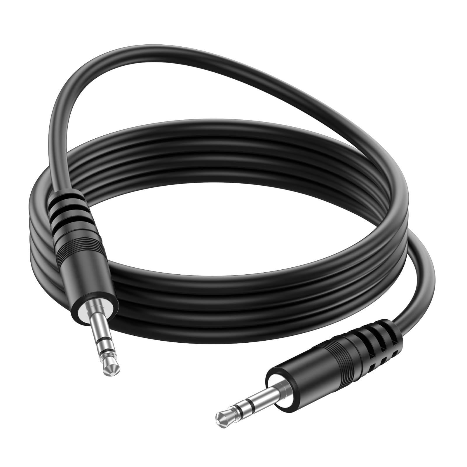 Amzpas 3.5 mm Aux Cable, Stereo Audio Jack to Jack Cable for Car by Amzpas - Angle View 3