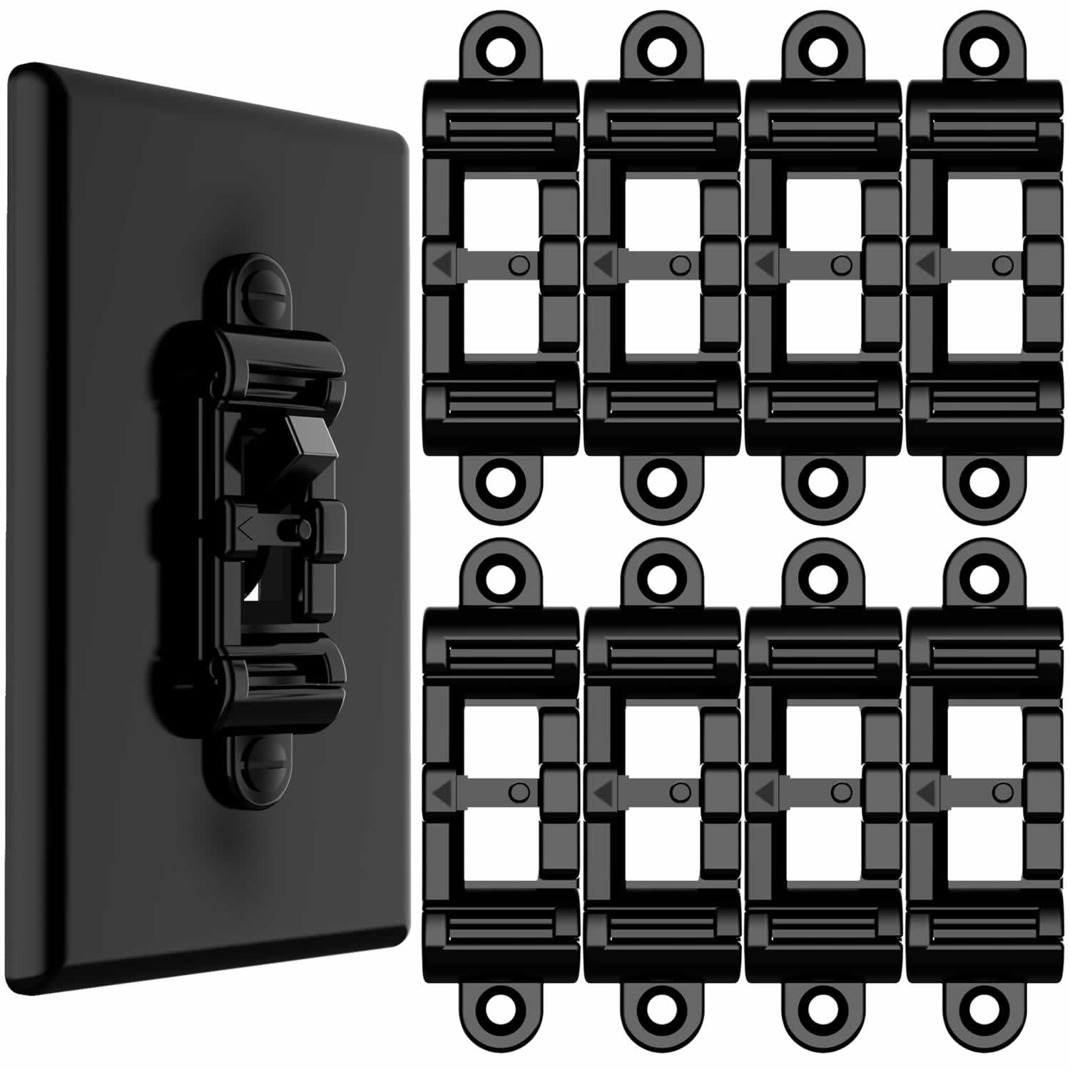 WISEFAM Light Switch Guard 4PK, Child Proof Toggle Cover, Keeps L - WISEFAM Official Product View 9