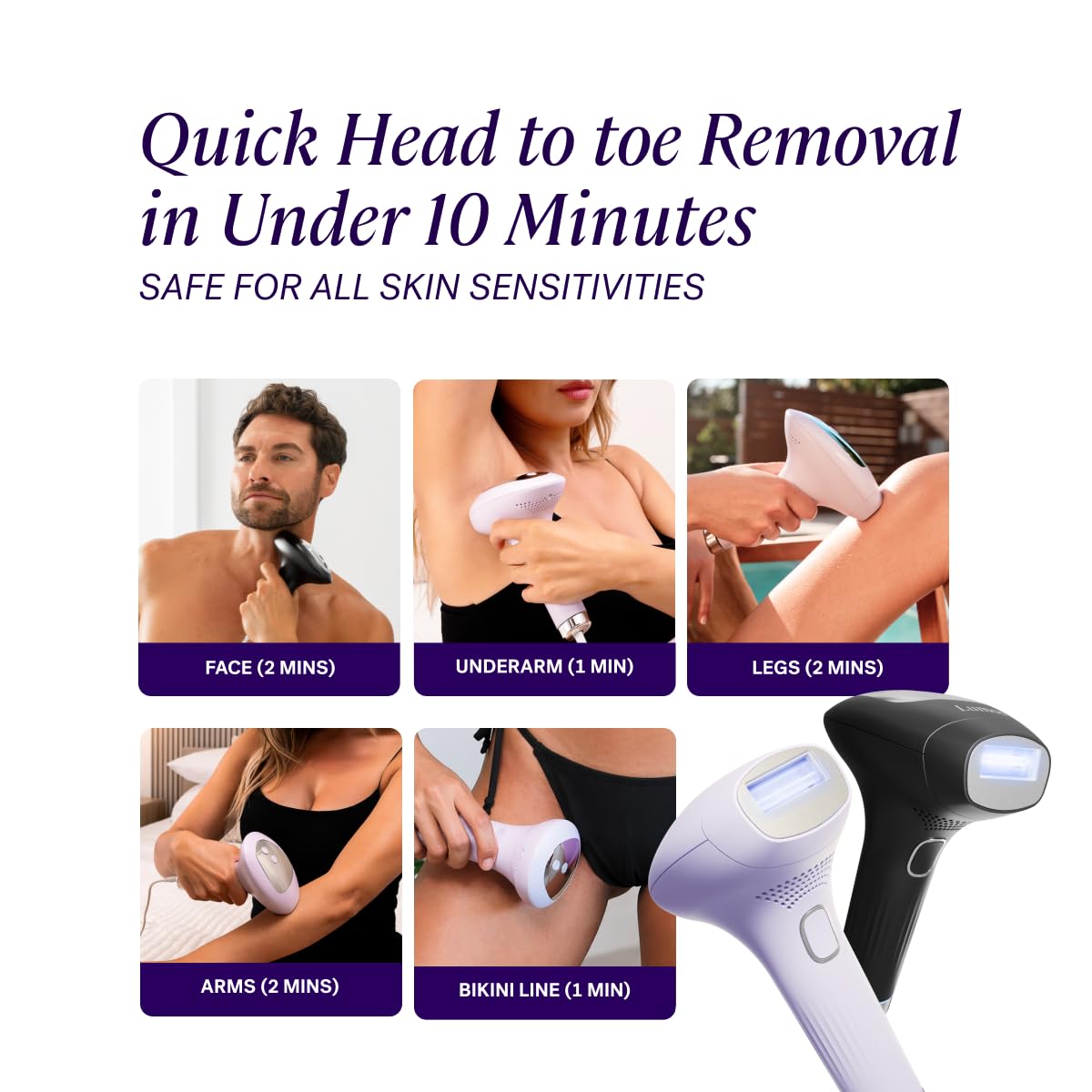 Michael Todd Beauty LUMOS Laser IPL Hair Removal Device for - MICHAEL TODD Official Imagery - 7