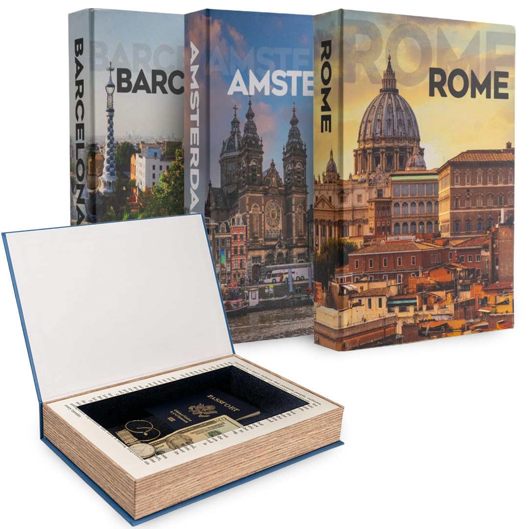 Cities Faux Book Storage Box - Velenza Official Imagery - 1