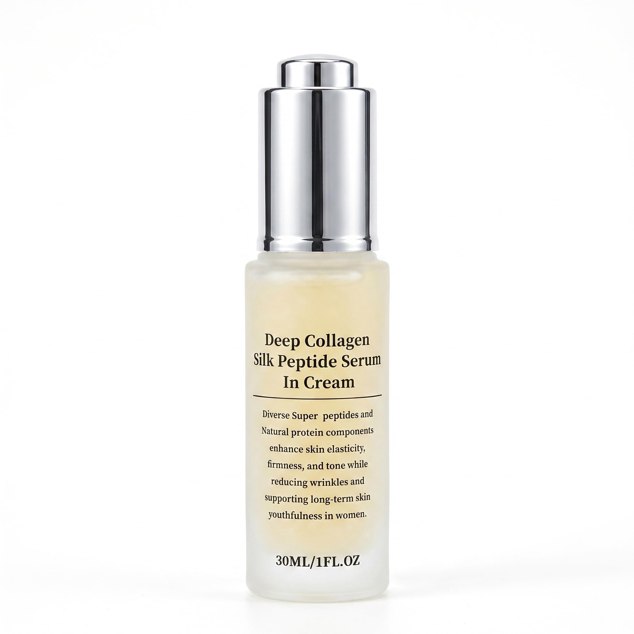 Deep Collagen Silk Peptide Serum - Anti-Aging Facial to Instant Face Lift - Smooth + Blur Fine Lines and Wrinkles,Copper Peptides With Collagen & Multi Peptides All Skin Types - NaturEasy Official Product View 10