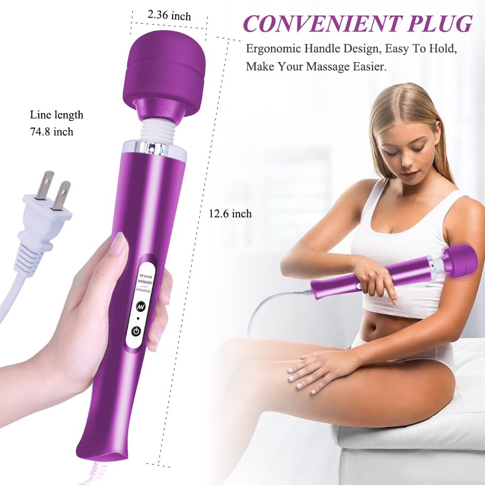 YEVIOR Wired Powerful Handheld Massager with Strong - YEVIOR Official Imagery - 5