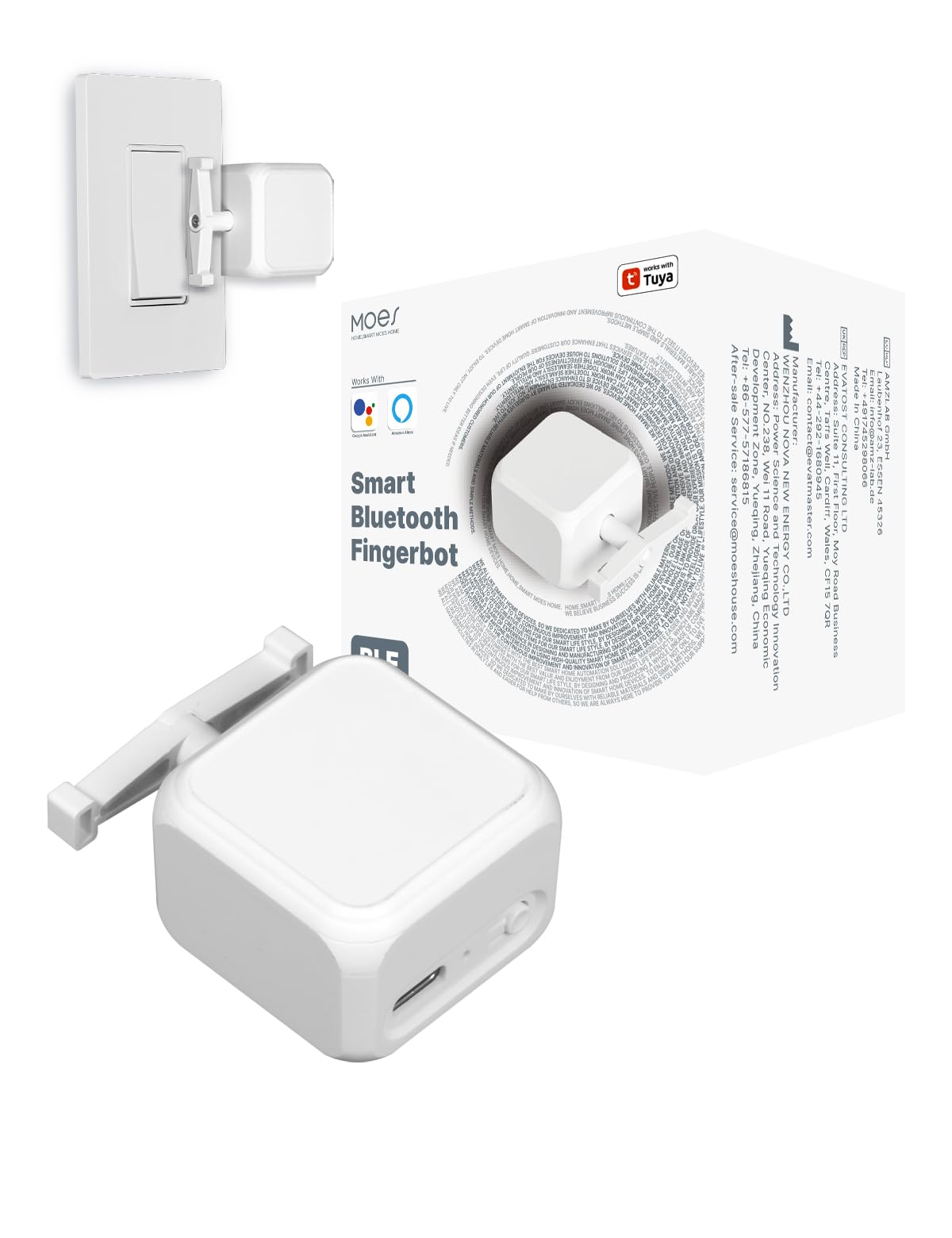 MOES Rock Switch Fingerbot Gen 3 Smart Button Pusher Timer - MOES Official Imagery - 2