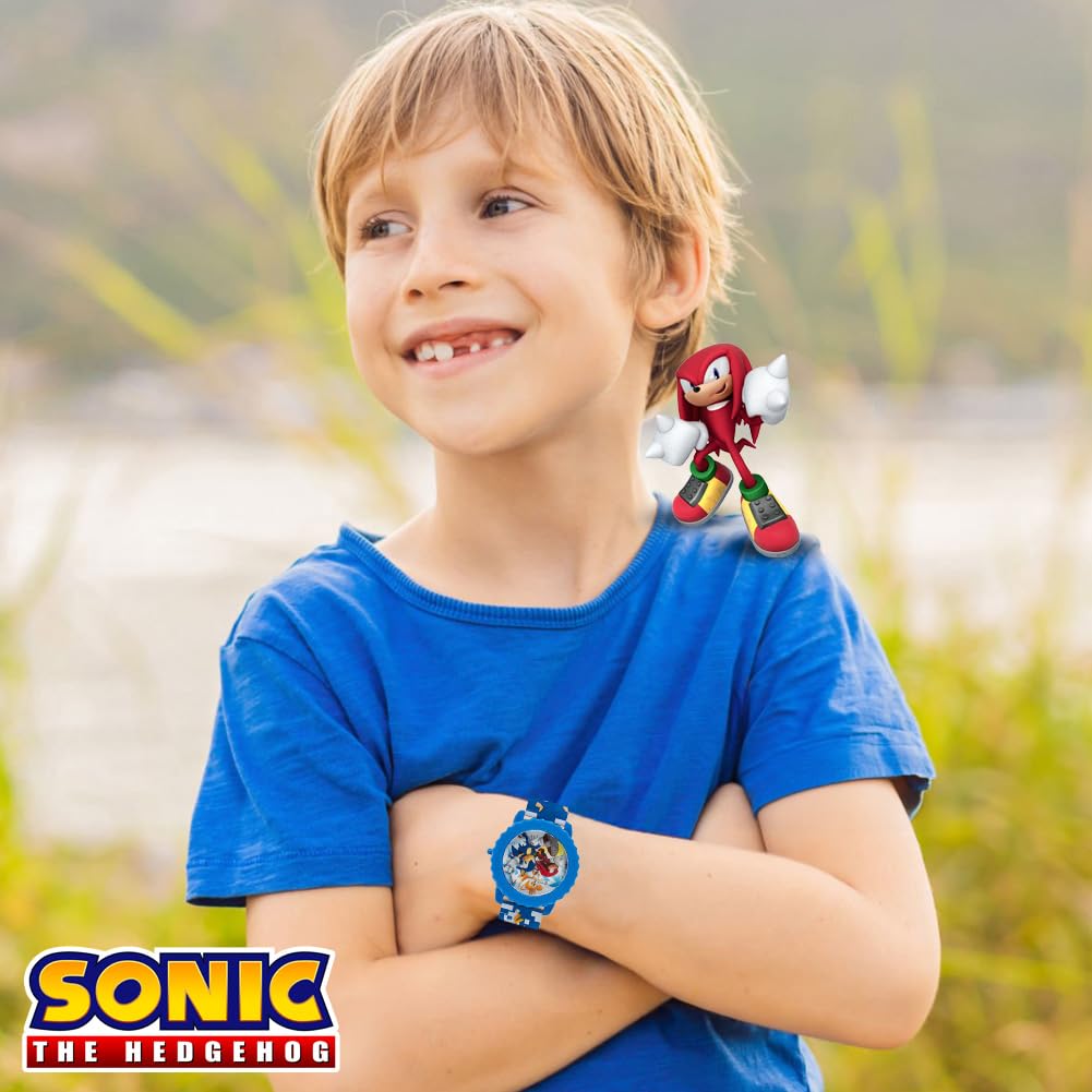 Accutime Sonic The Hedgehog Kids Digital Watch – Flashing LED Light-Up - View 4