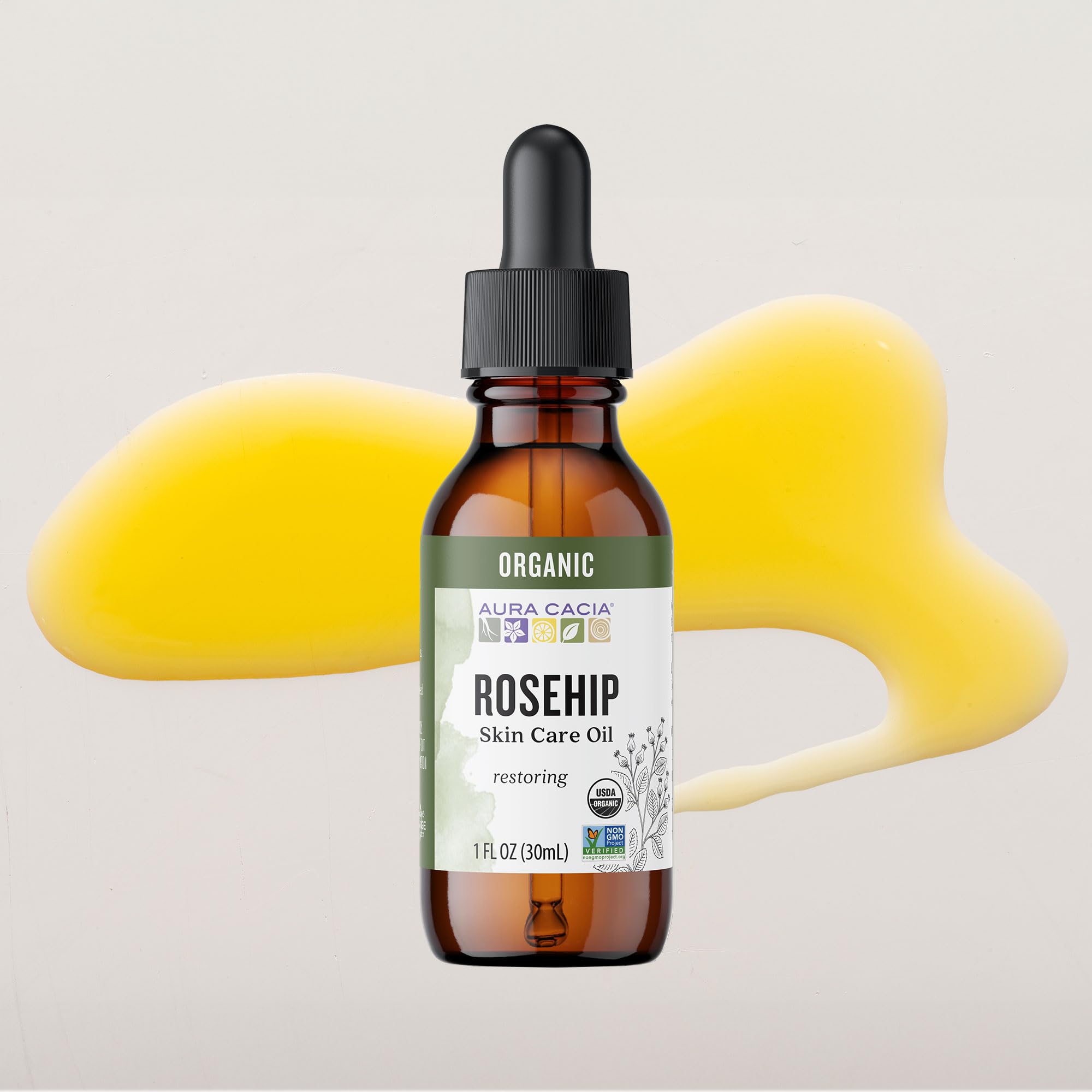 Aura Cacia Organic Rosehip Skin Care Oil - MS Tested for Purity - Aura Cacia Official Product View 6