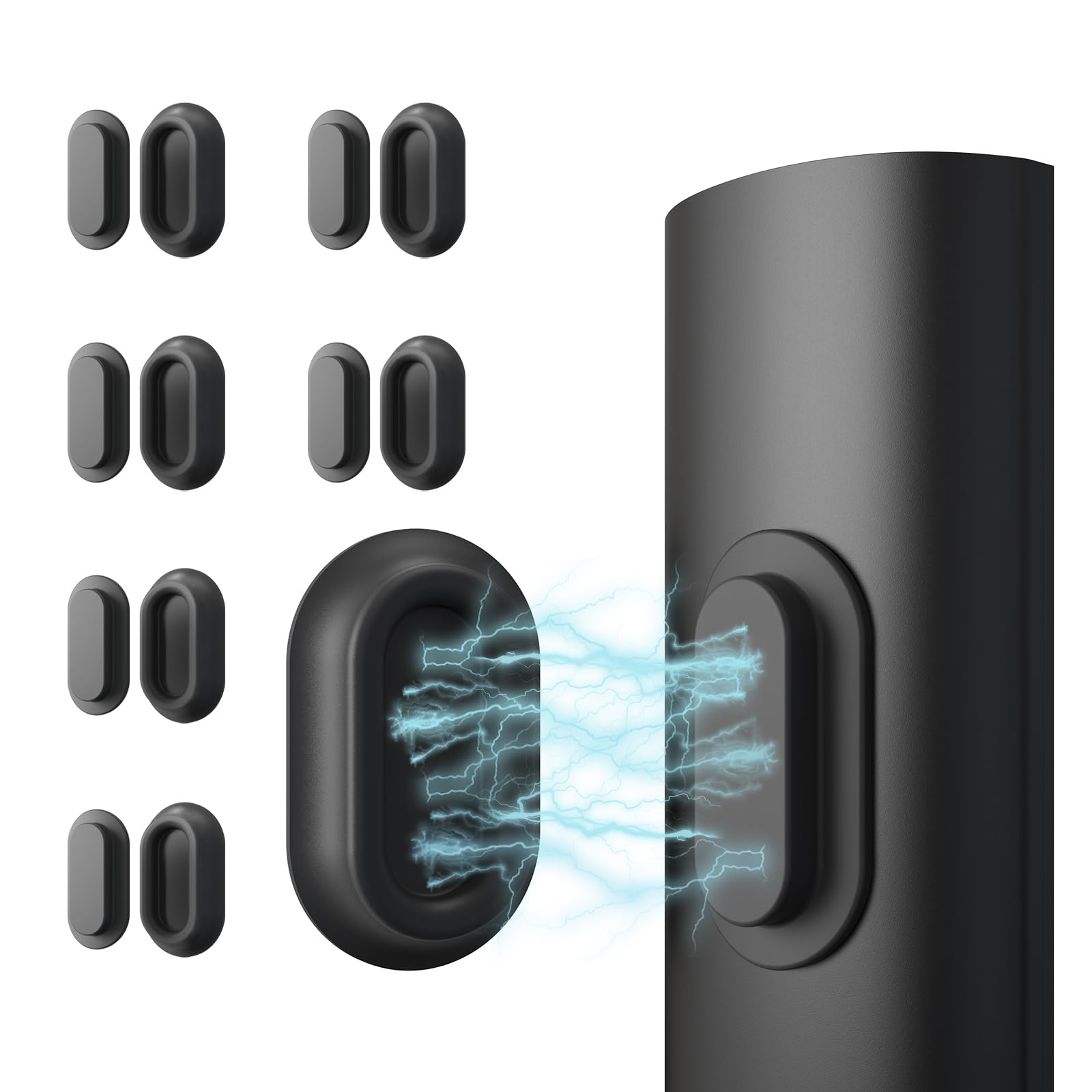 Vaszu Magnetic Silicone Remote Control Holder Wall Mount for TV F - Vaszu Official Product View 9