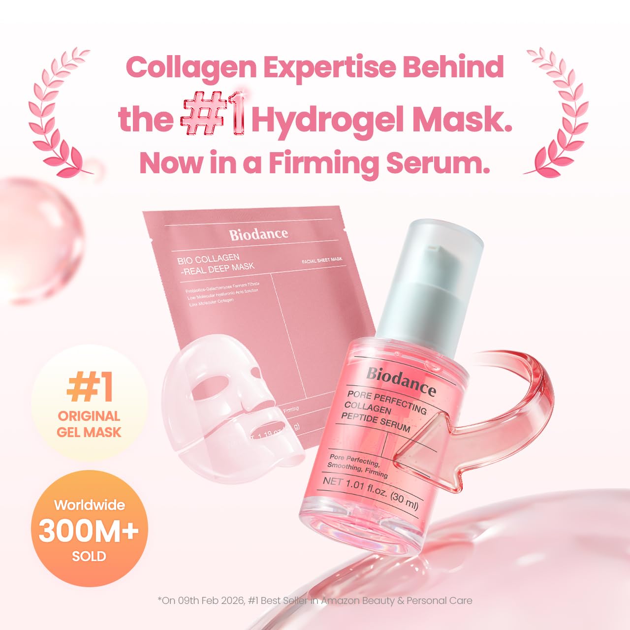 BIODANCE Firming Collagen Peptide Face Serum for Anti-Aging, - BIODANCE