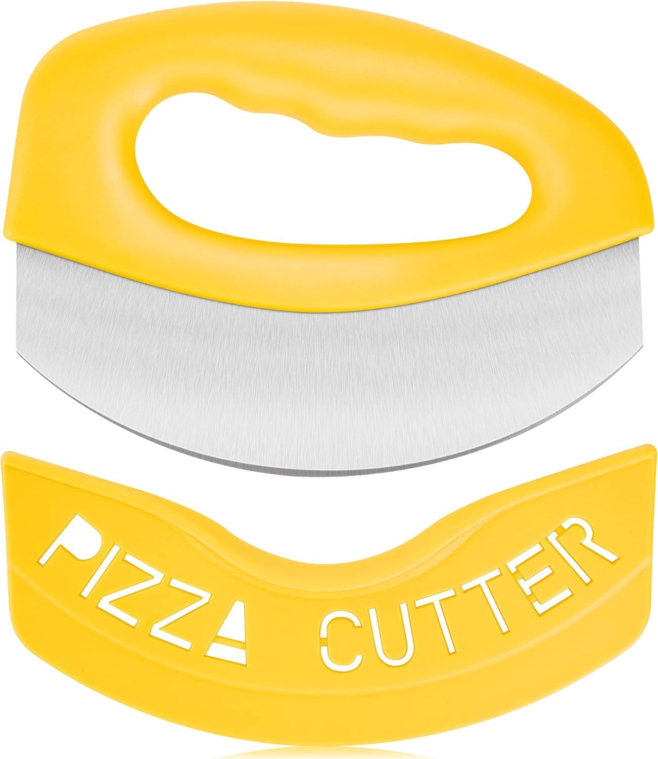 Urbanstrive Heavy Duty Stainless Steel Pizza Cutter with Cover, Super - View 1