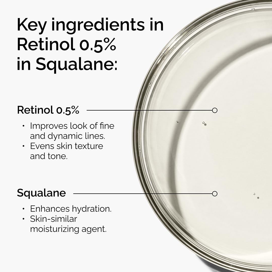 The Ordinary Retinol 0.5% in Squalane, Intermediate Retinol Se... - Elefair Tech Official Product View 3