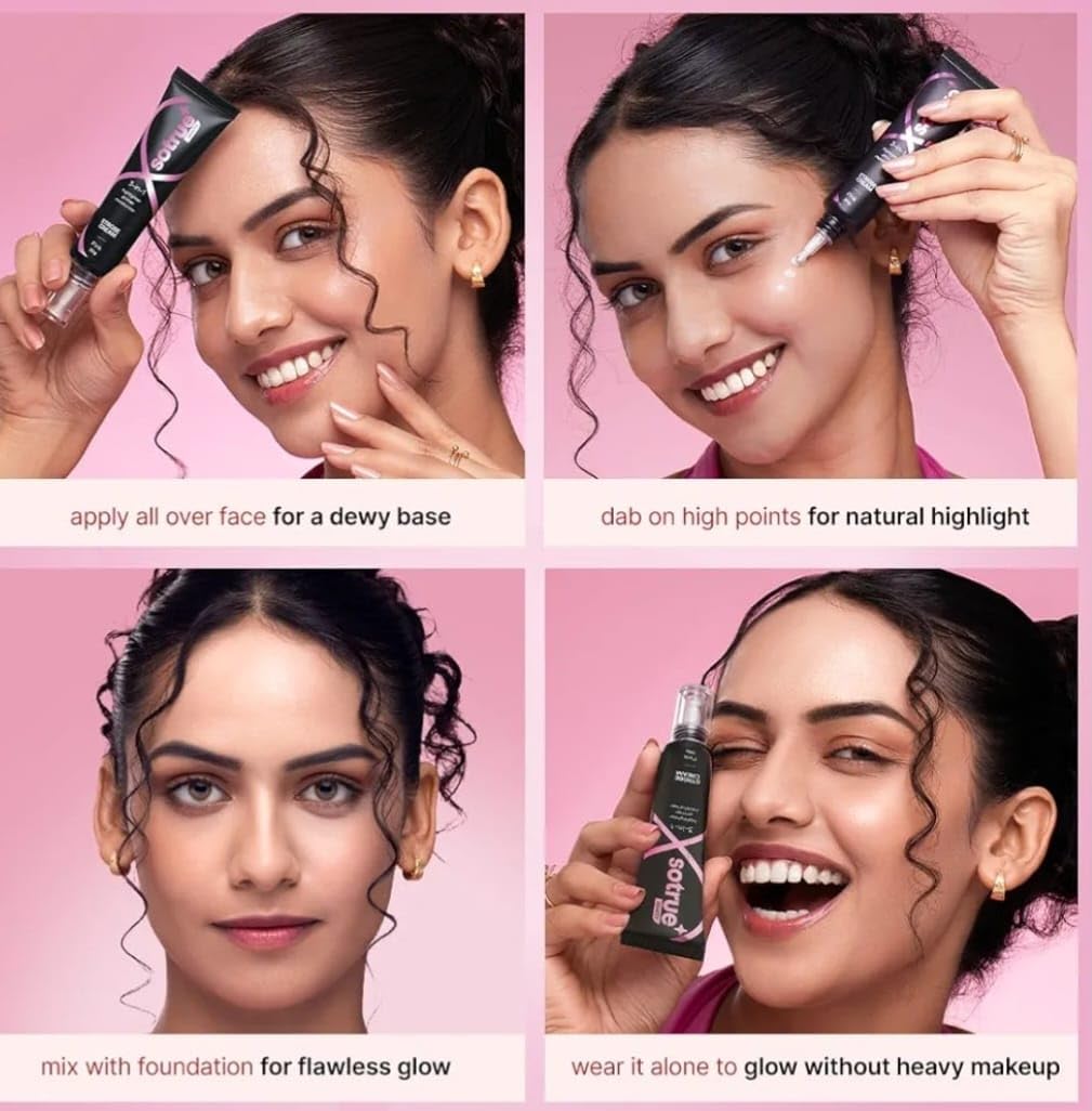 trending glow cream - 3 in 1 primer highlighter moisturizer - Generic Official Product View 7