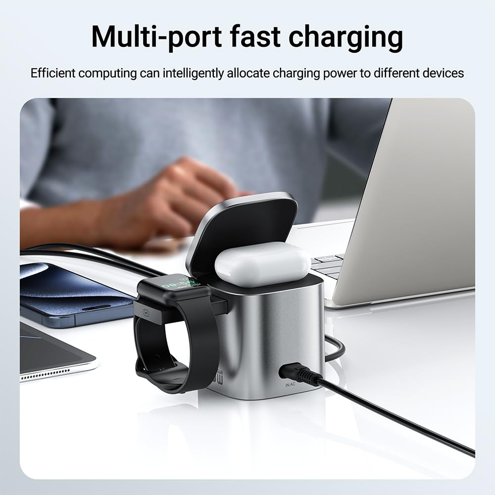 ACEFAST 6 in 1 80W Foldable GaN Wireless Fast Charging - ACEFAST Official Imagery - 7