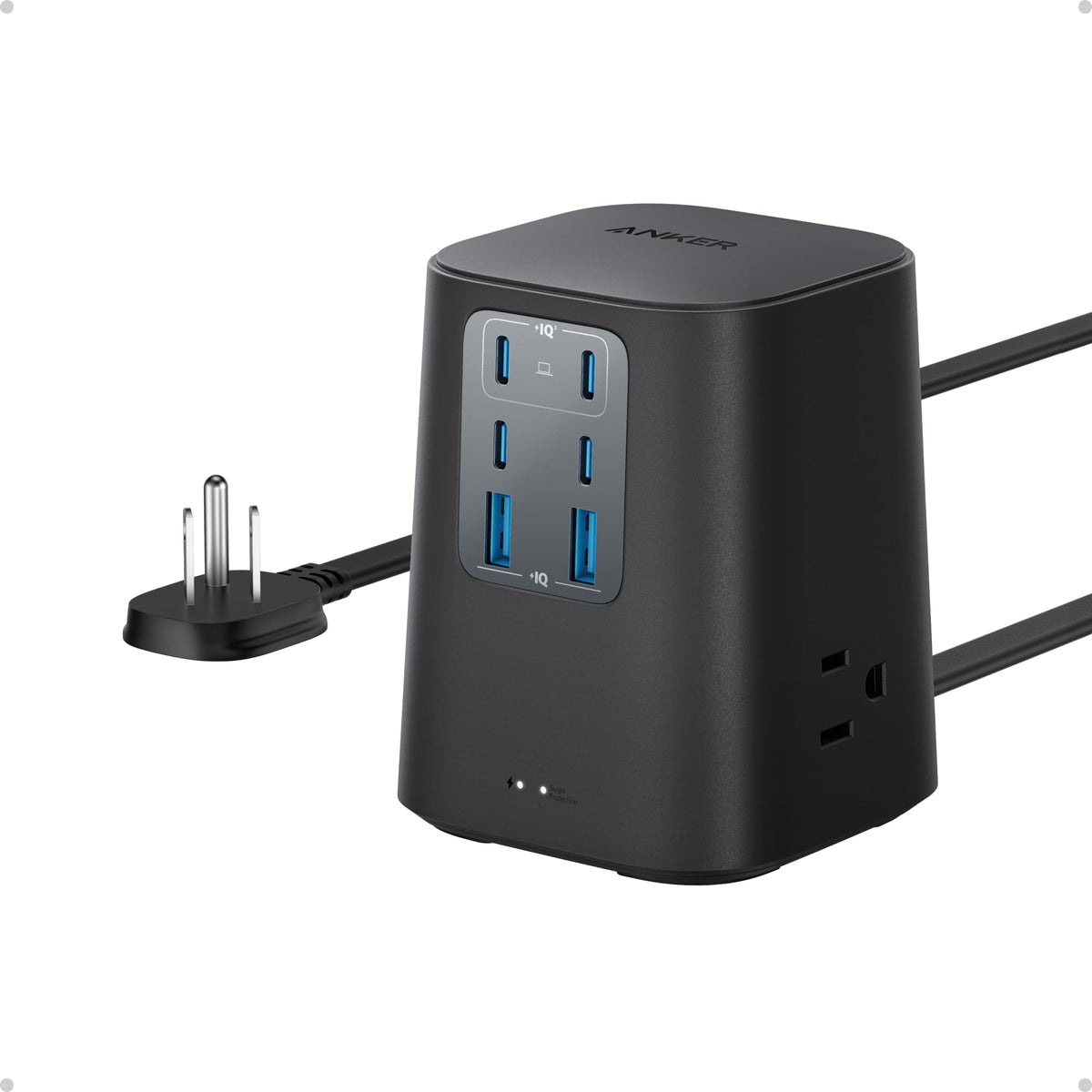 Anker Desktop Charger 9 in 1 Power Strip with 300J Surge - Anker Official Imagery - 8