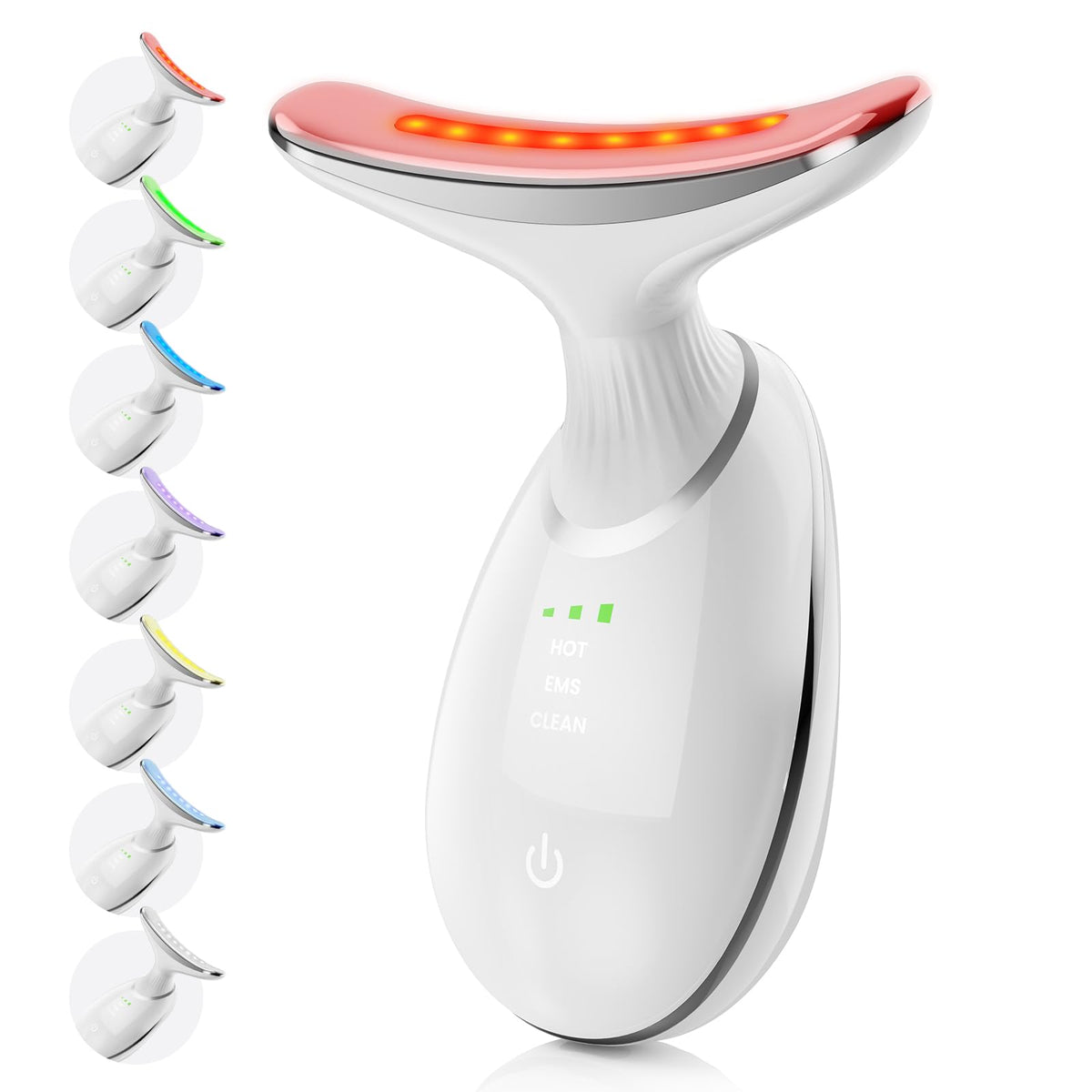 Face and Neck Massager Portable Red Light Therapy for Face - MoonTix Official Imagery - 2