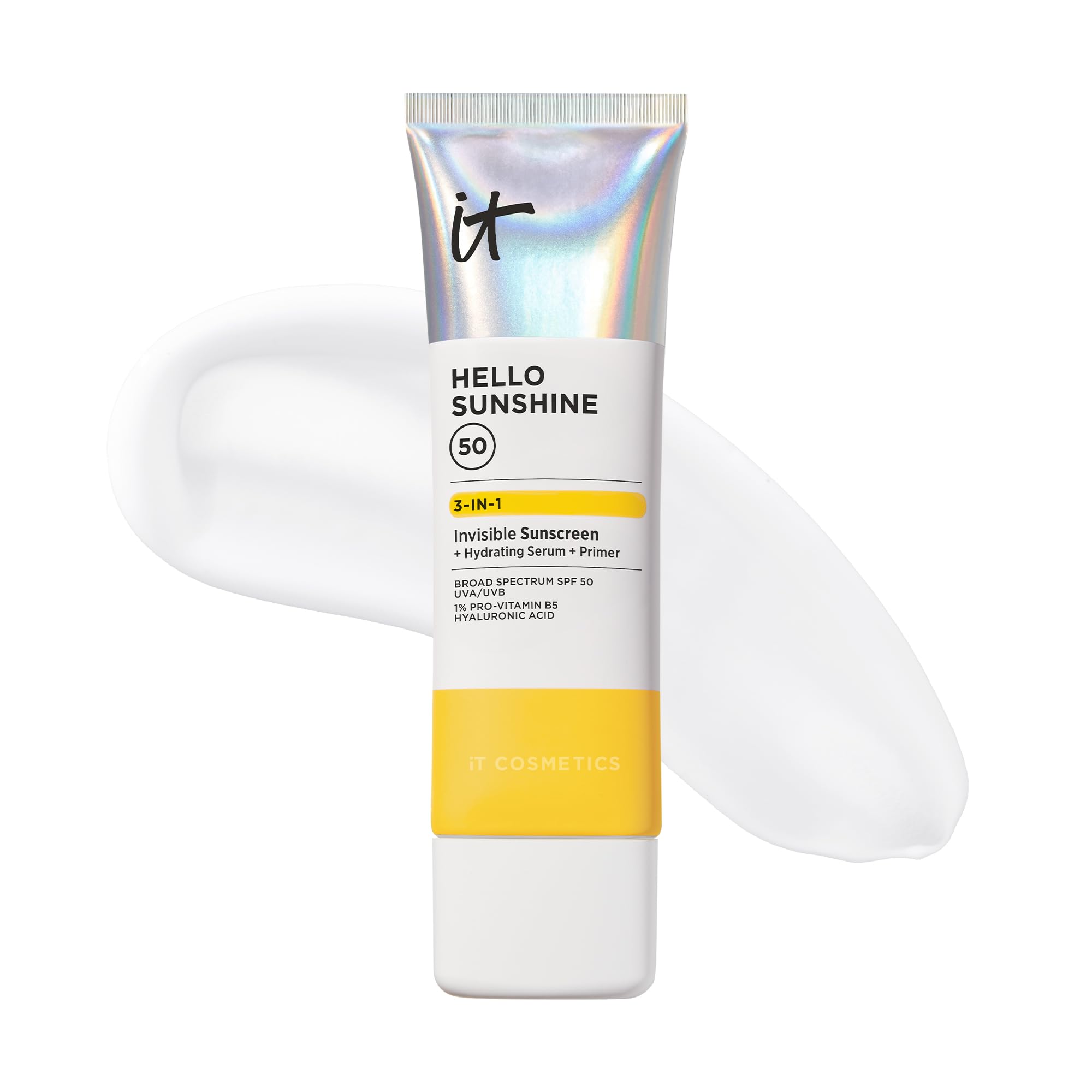 IT Cosmetics Hello Sunshine Hydrating Serum Facial Sunscreen - Premium Selection Official Imagery - 1