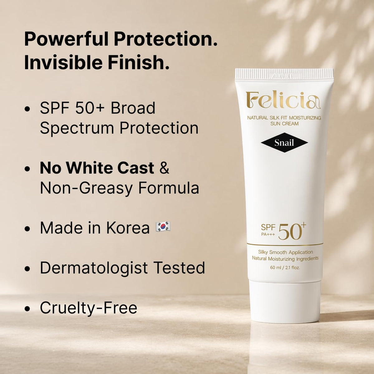 Korean Snail Mucin Sunscreen - Premium Selection Official Imagery - 7