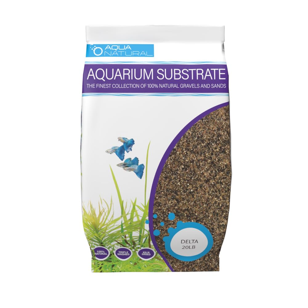 Aqua Natural Aquarium Substrate Delta Sand 20lb - Aqua Natural Official Imagery - 1