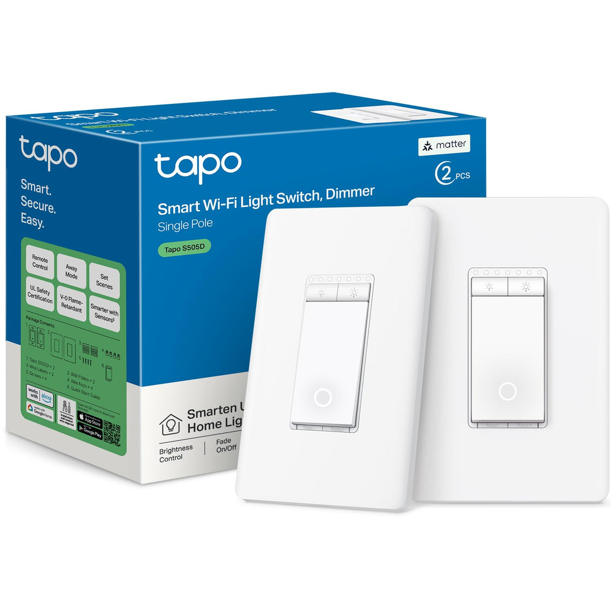 Tapo Matter Smart Dimmer Switch S505D Single Pole - Tapo Official Imagery - 2